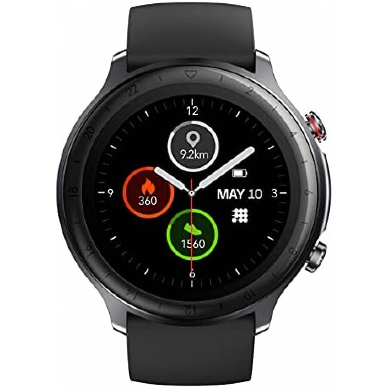 Smartwatch Cubitt CT4 1.2'' LCD Resiste al Agua GPS -Negro