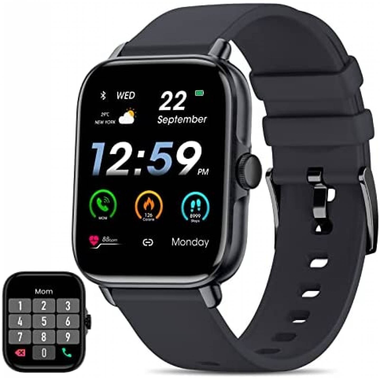 Smartwatch BANLVS Rastreador de Actividad Fisica -Negro