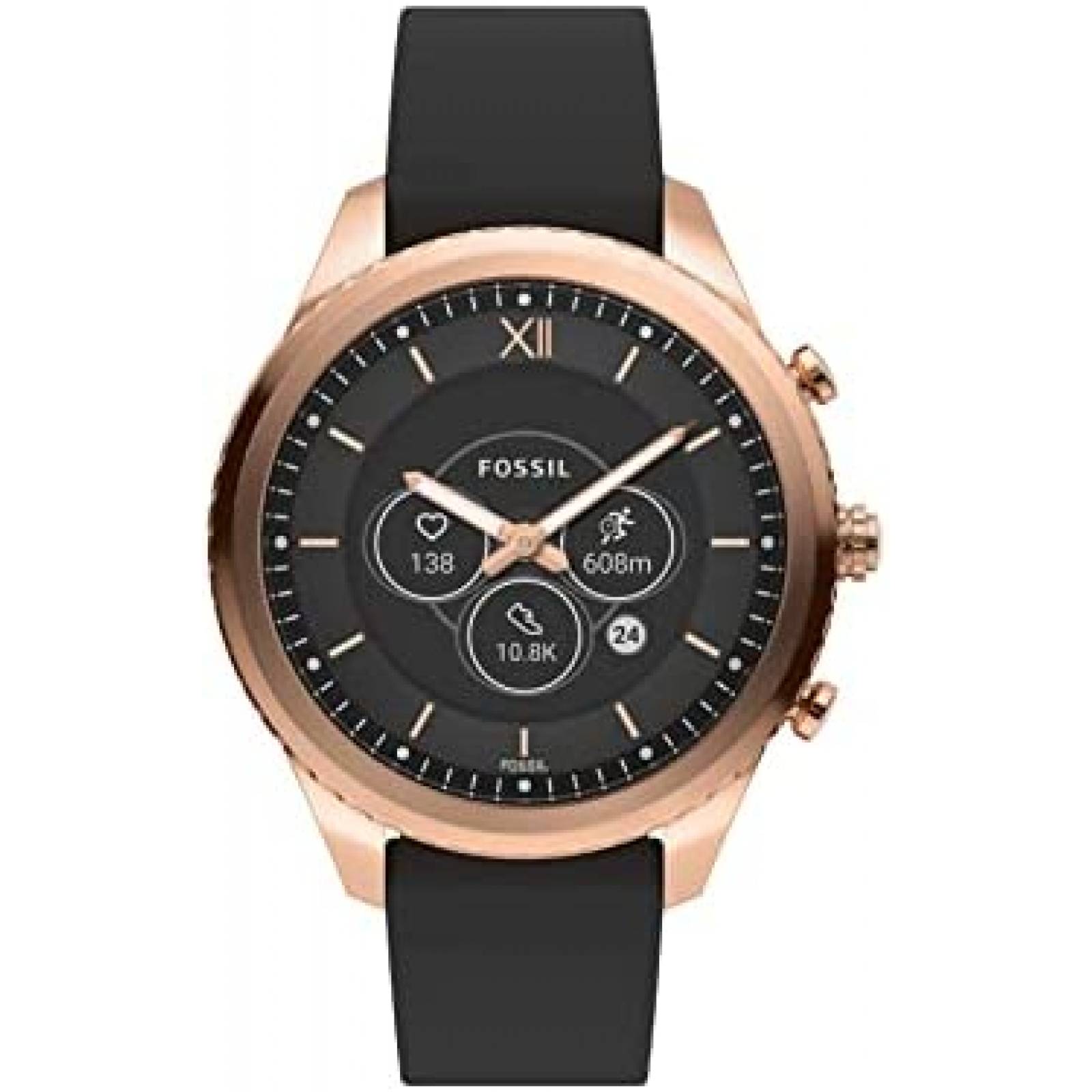 Smartwatch Fossil 40mm Hibrido Carga Inalambrica -Rosa
