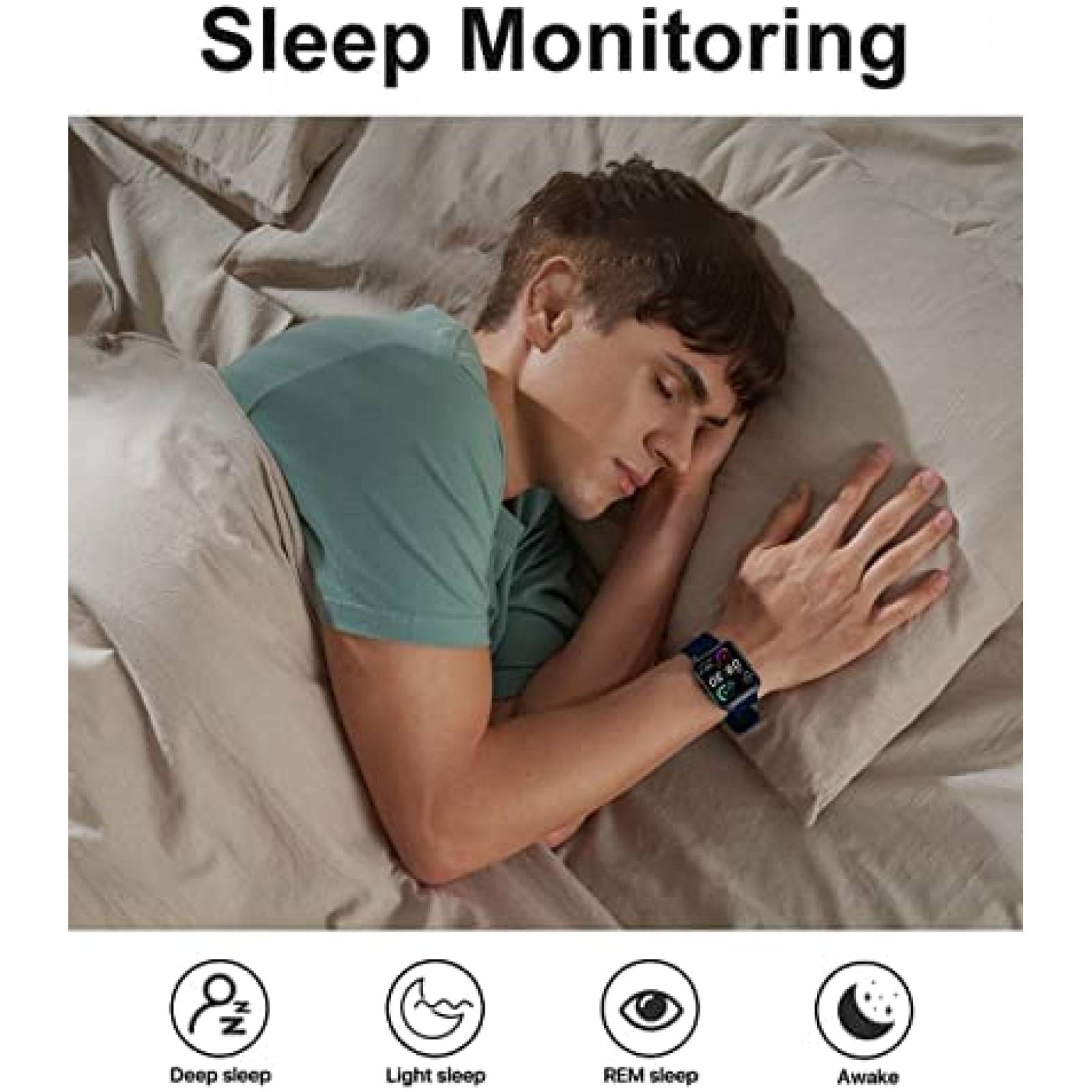 Smartwatch Jassco Rastreador Actividad Fisica -Azul Marino