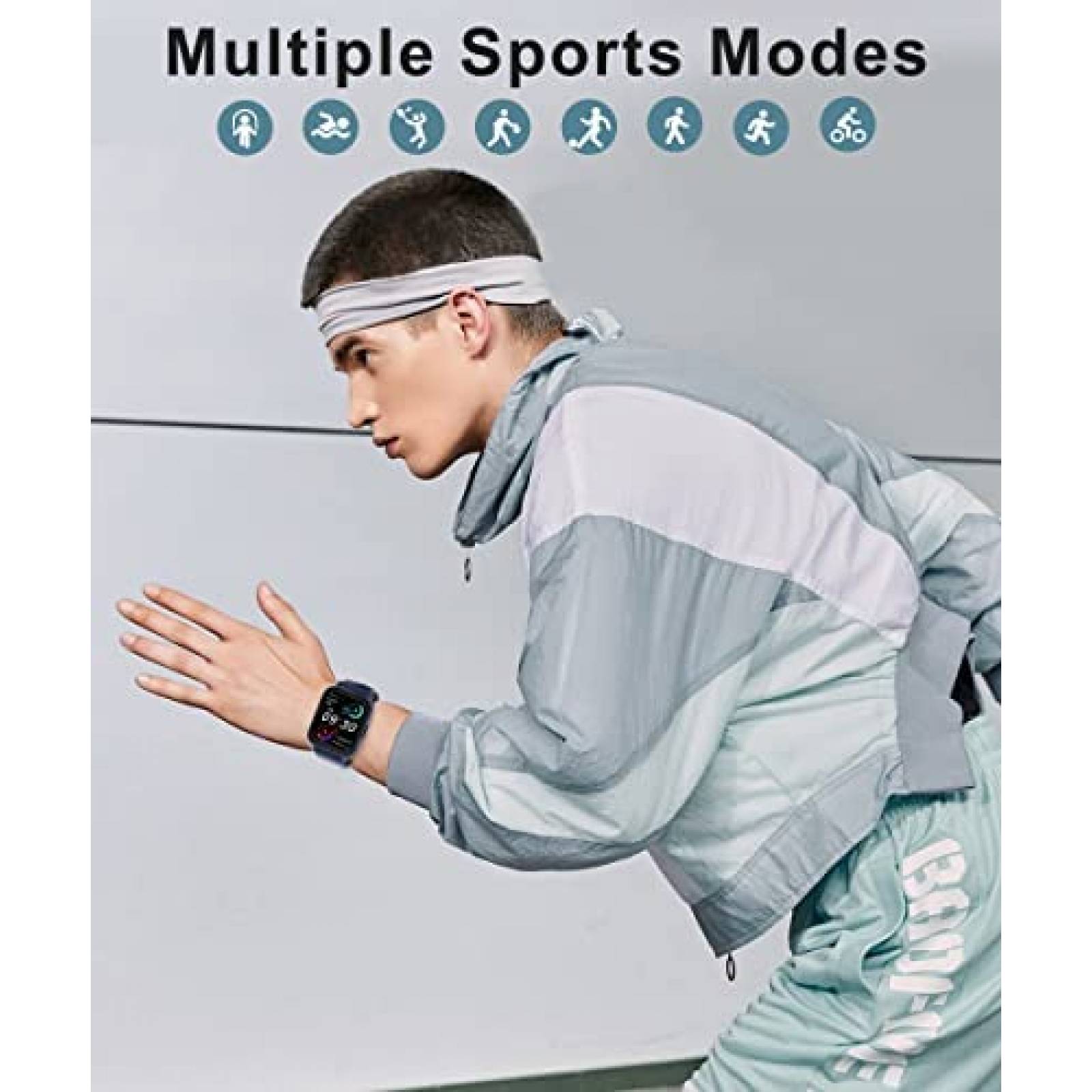 Smartwatch Jassco Rastreador Actividad Fisica -Azul Marino