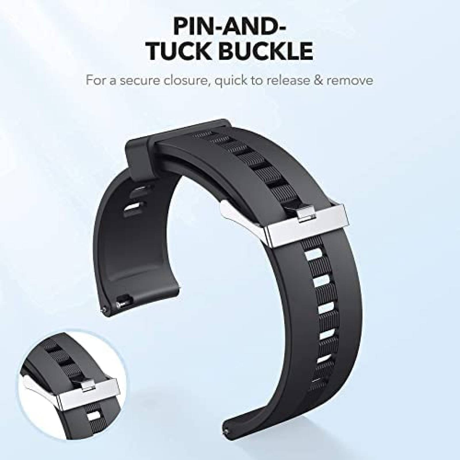 Reloj Inteligente AGPTEK Con Bandas de Repuesto -Dorado