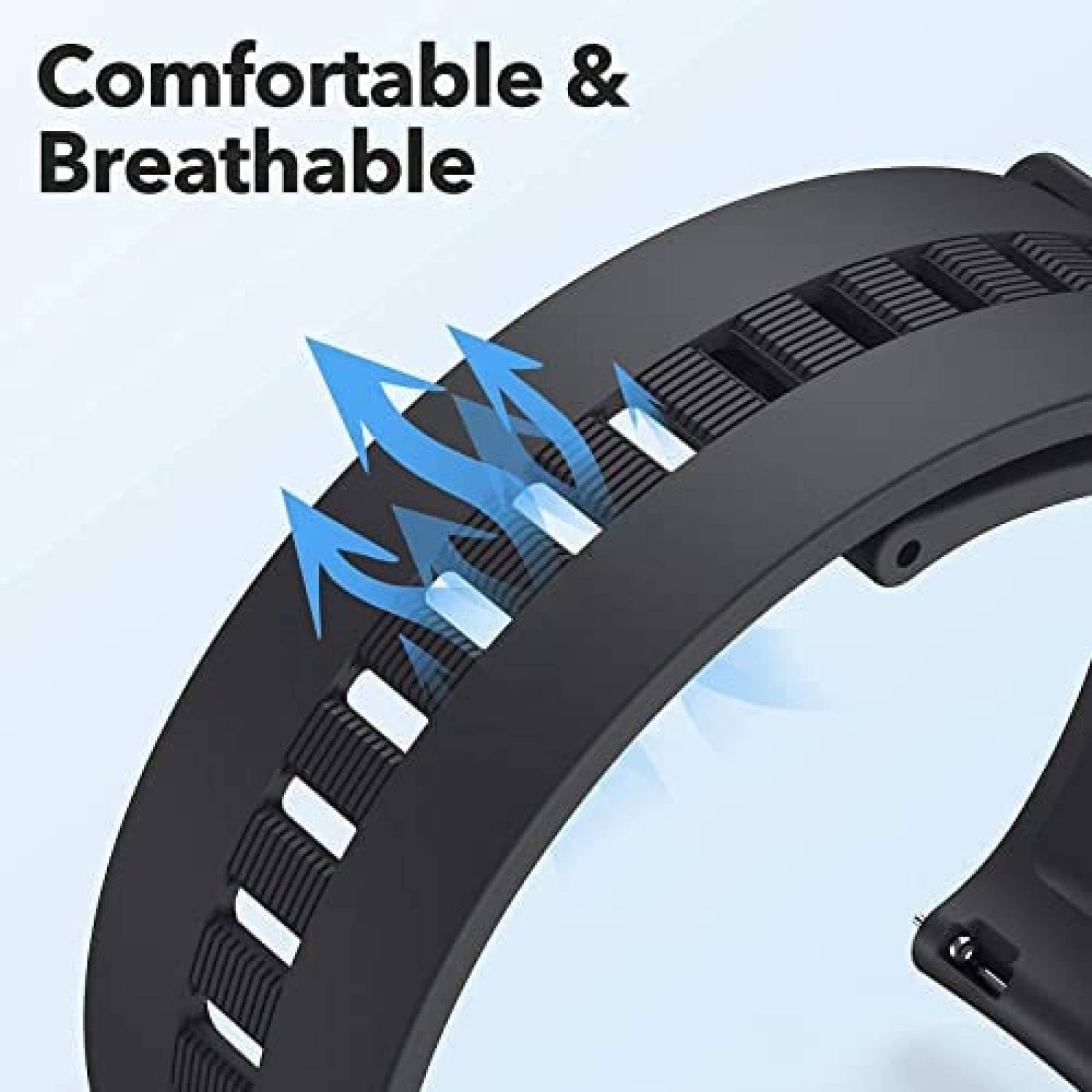 Reloj Inteligente AGPTEK Con Bandas de Repuesto -Dorado