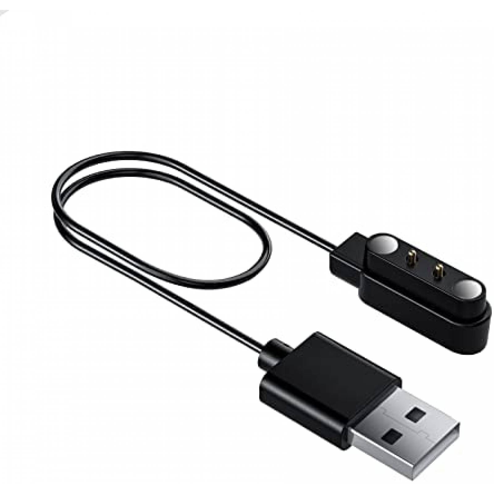 Cargador De SmartWatch ANDFZ Cable USB Magnetico -Negro