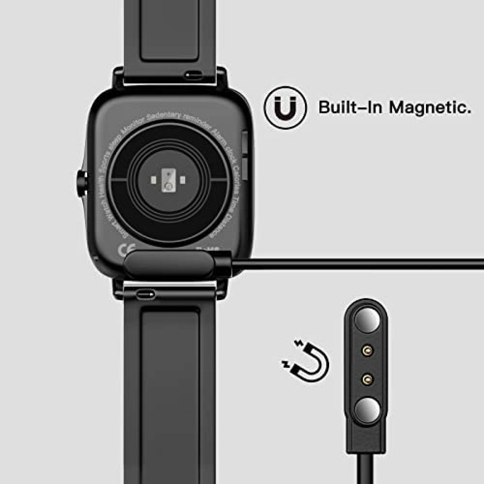 Cargador De SmartWatch ANDFZ Cable USB Magnetico -Negro