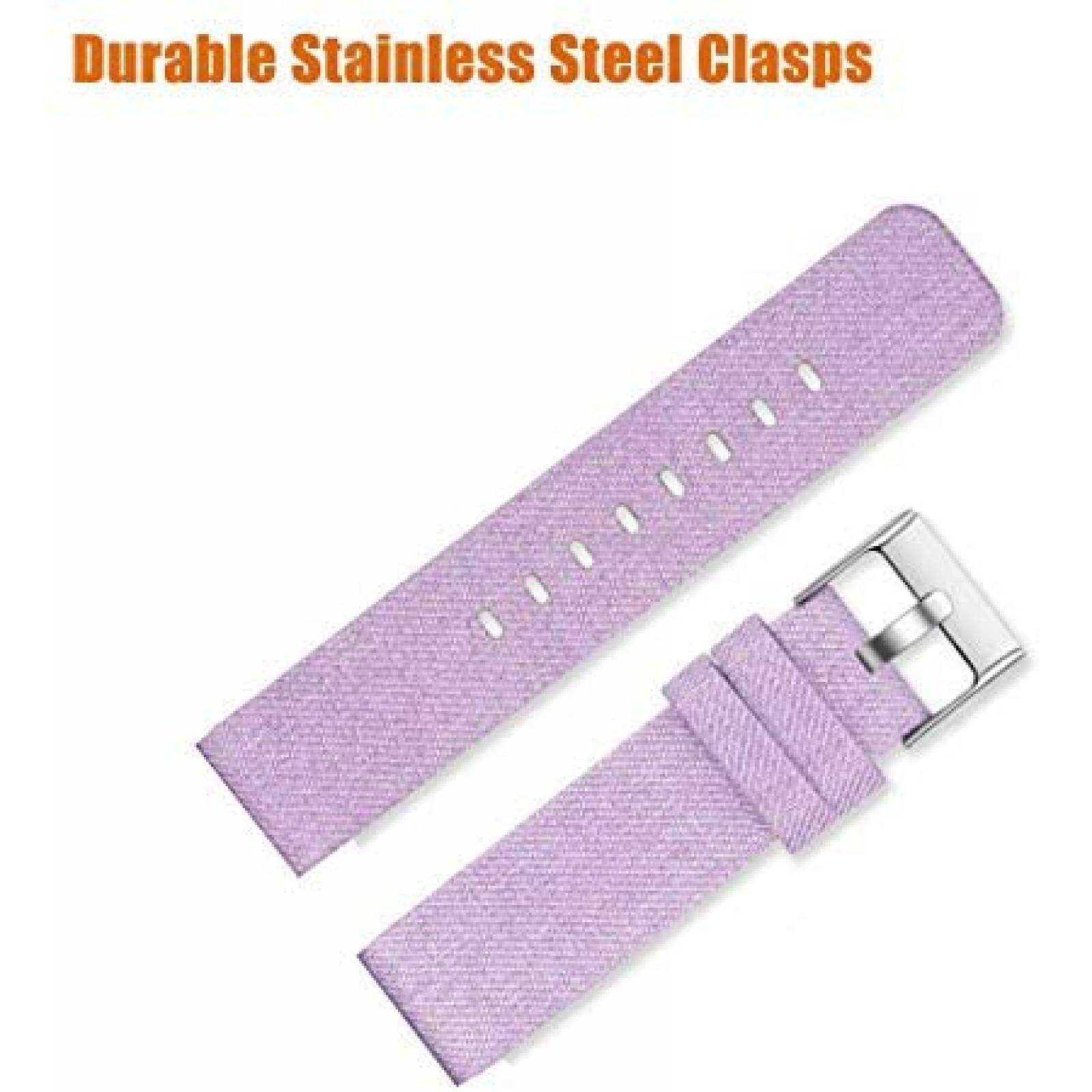 Correa de Reloj Lamshaw Para AGPTEK Mu-Go Rinsmola -Purpura