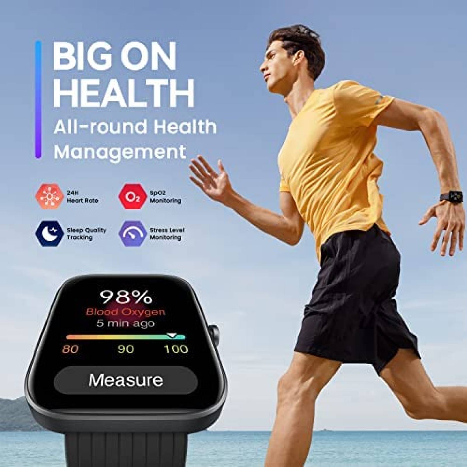 Smartwatch Amazfit Bip 3 Rastreador de Actividad Fisica
