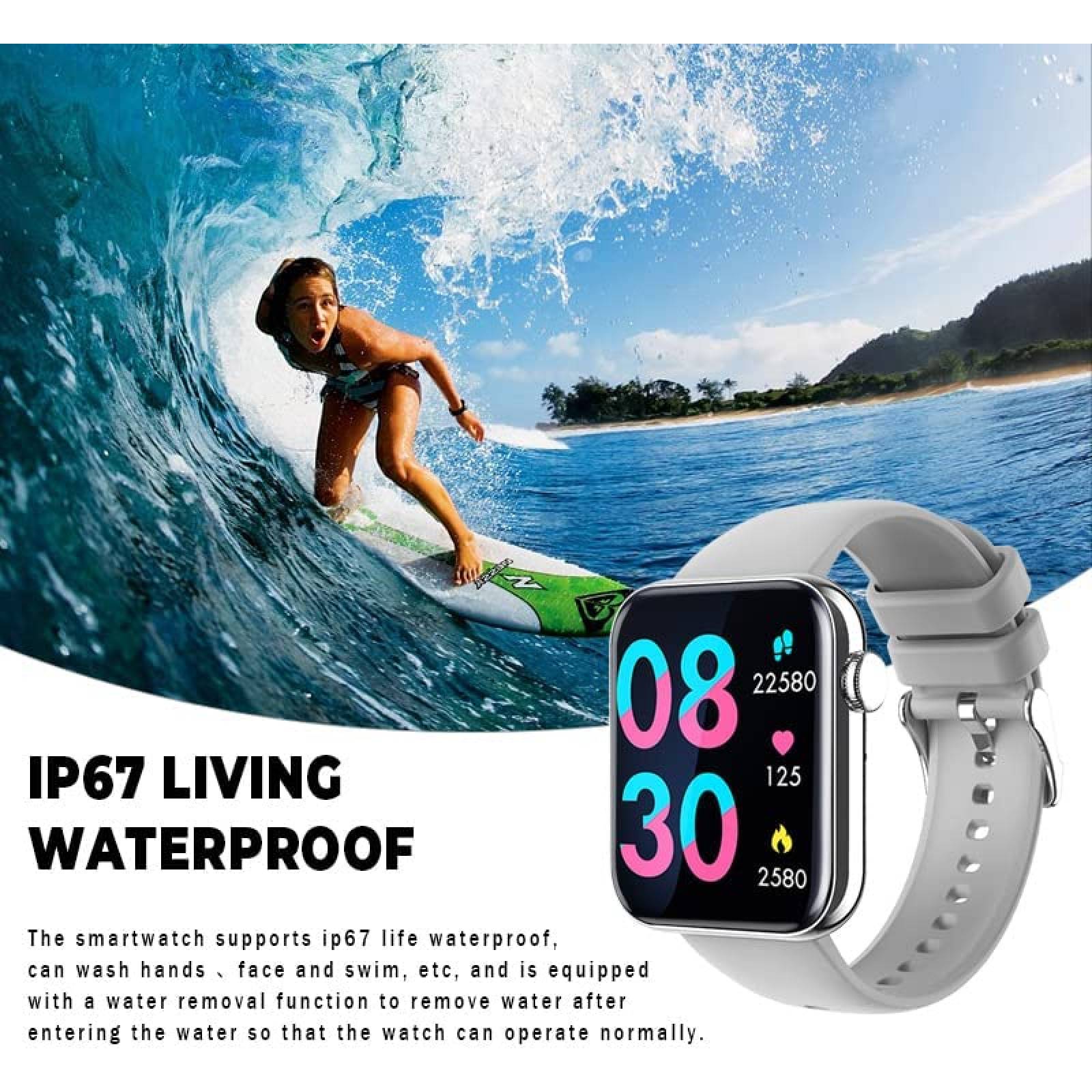 Smartwatch FILIEKEU Mide Frecuencia Cardiaca Impremiable