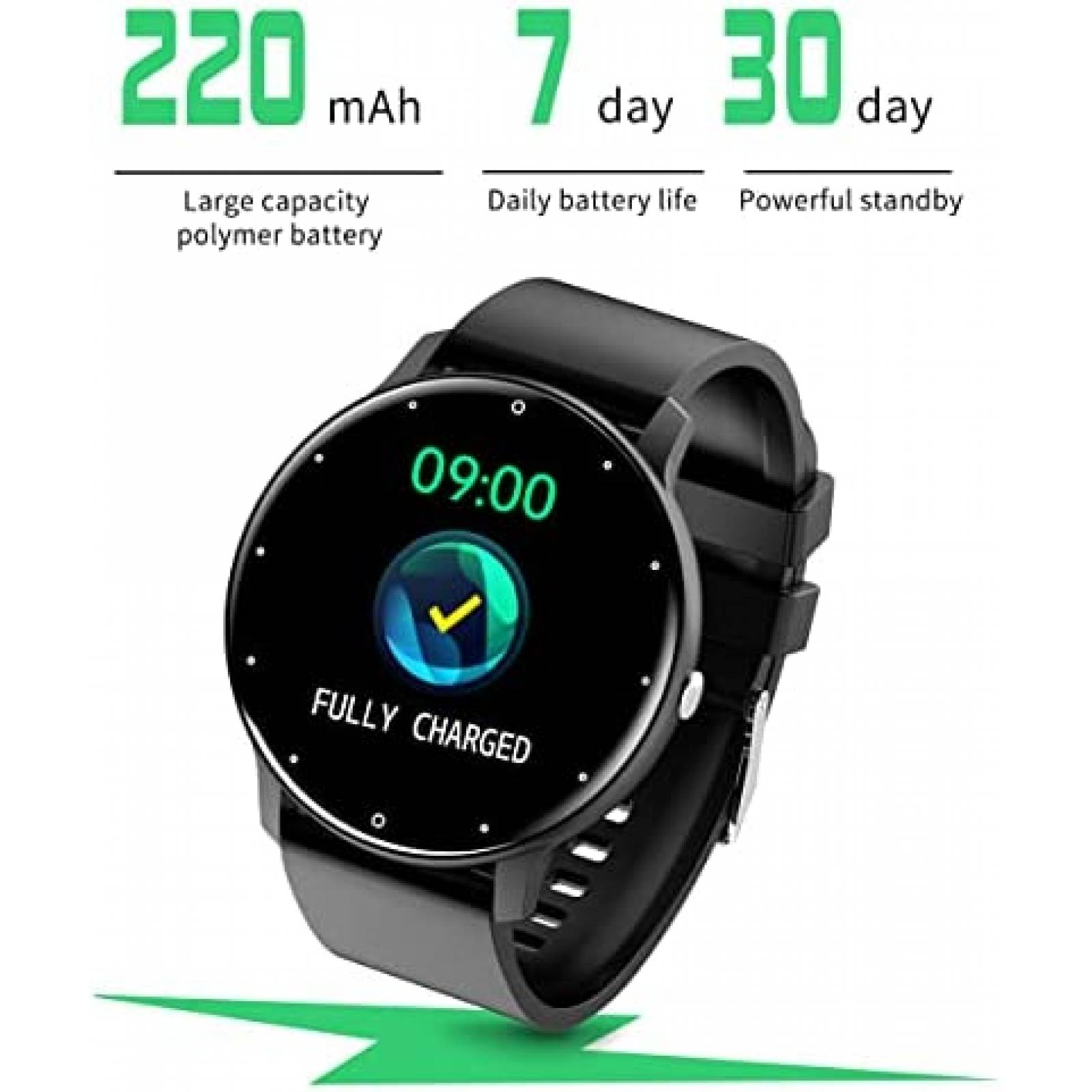 Reloj Inteligente EBAKIN Monitor de Salud y Fitness -Rosa
