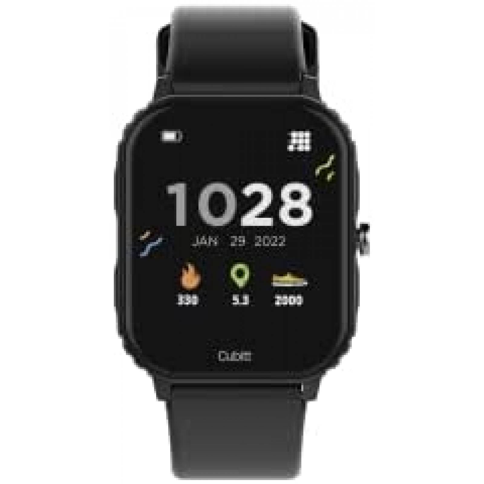 SmartWatch Cubitt Touch 1.69'' Presion Arterial IP68 -Negro