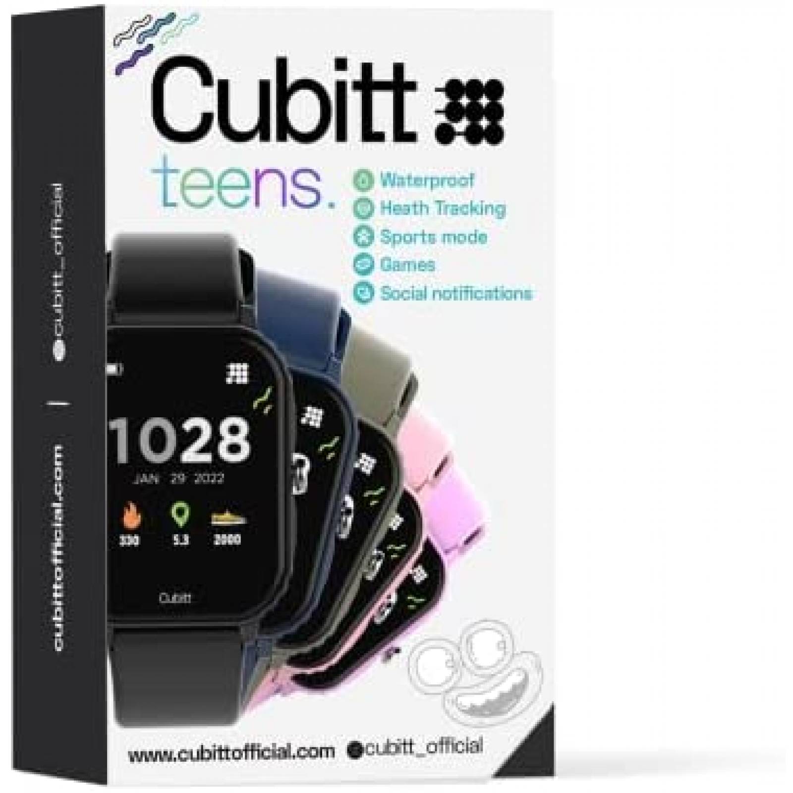 SmartWatch Cubitt Touch 1.69'' Presion Arterial IP68 -Negro