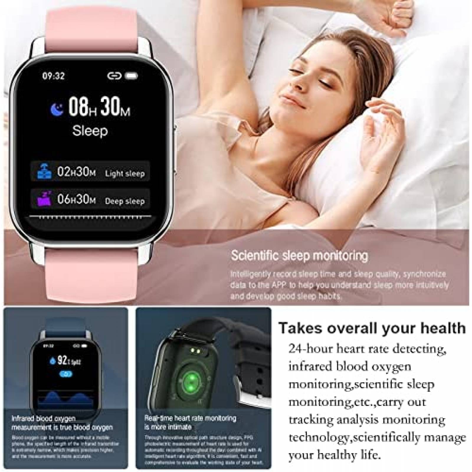 SmartWatch GENERIC Fitness Bluetooth Touchscreen -Azul