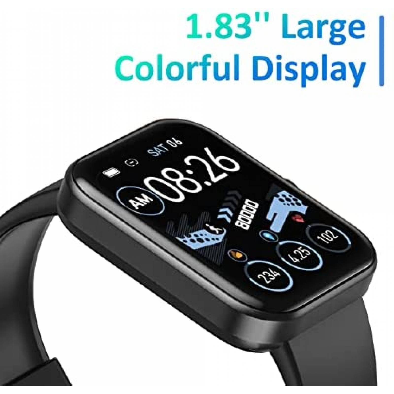 Smartwatch EURANS Para Responder/Hacer Llamadas -Negro