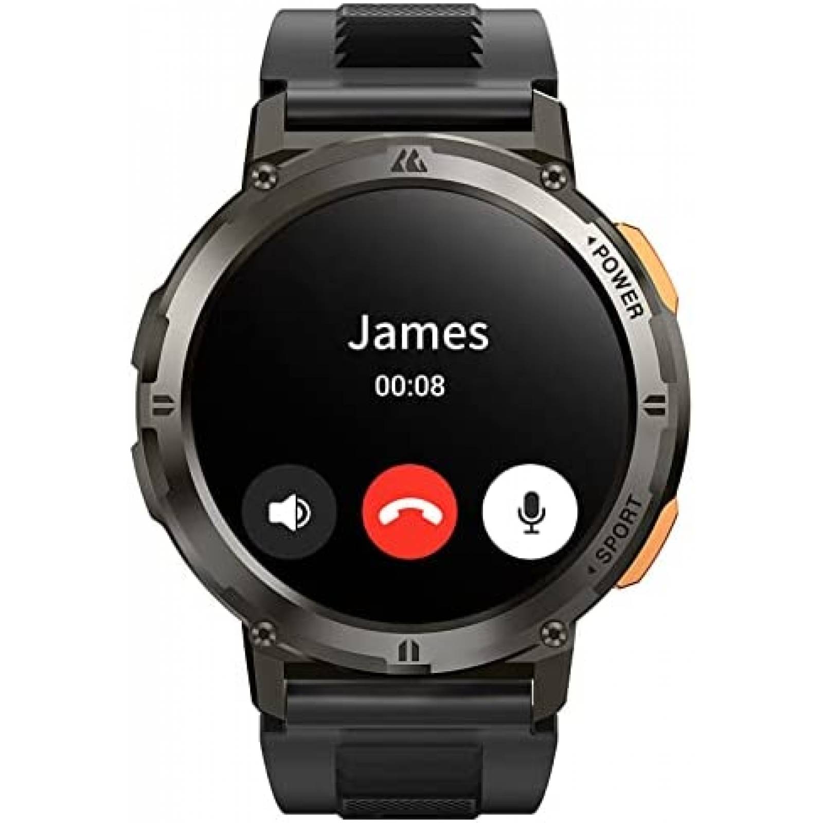 Smartwatch KOSPET Resistente al Agua AMOLED -Negro
