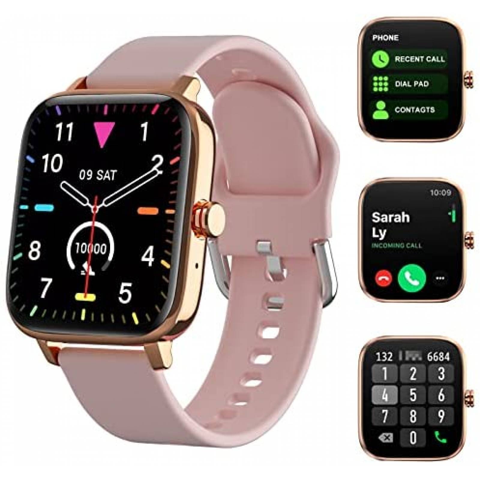 Smartwatch TOZDTO Para Responder/Hacer Llamadas GPS -Rosa