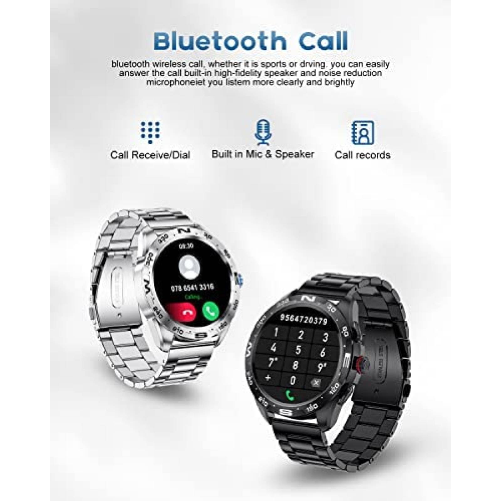 Reloj Inteligente Mujer Smartwatch Llamadas Bluetooth LIGE Dorado