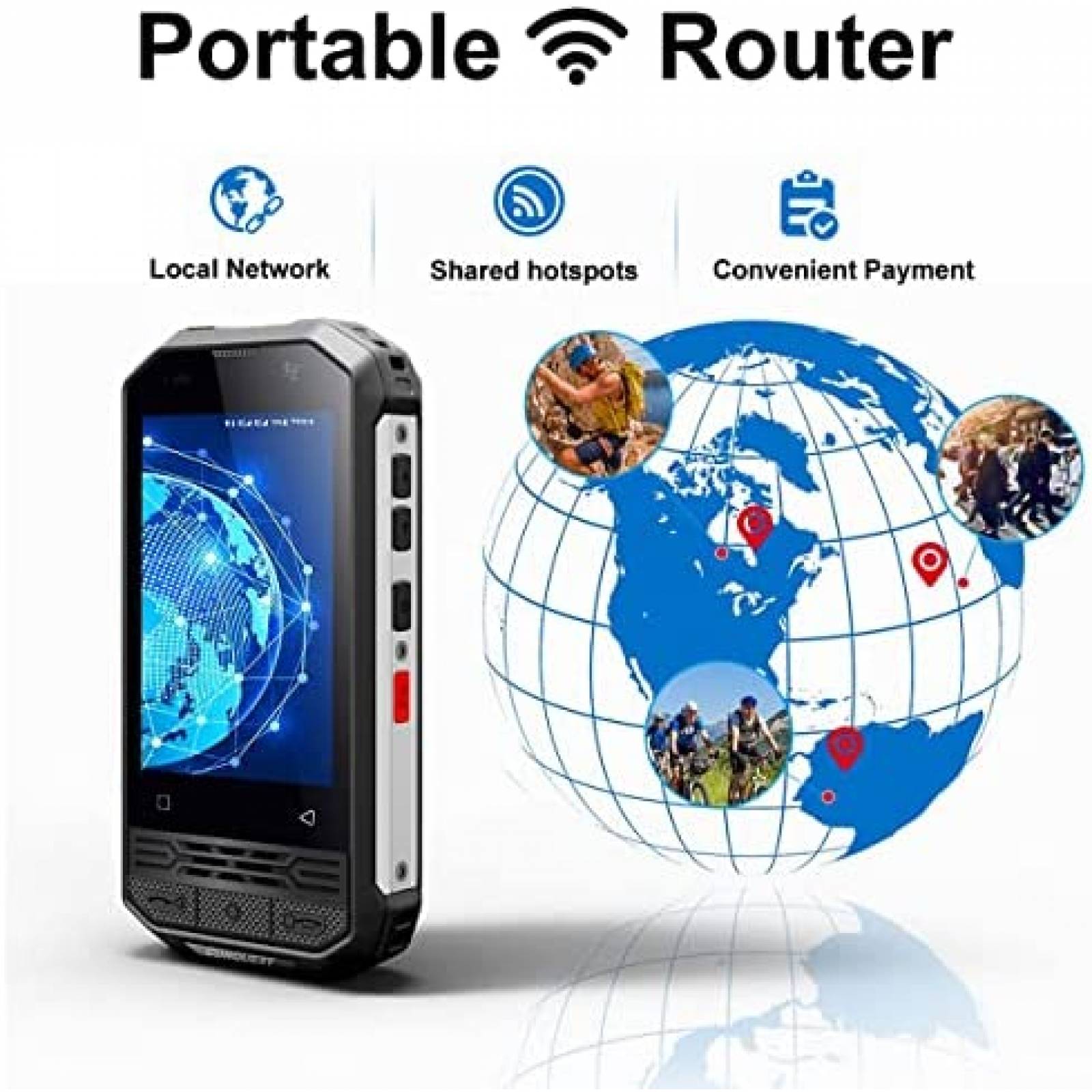 Mini Celular CONQUEST F2 3'' Heavy Duty 6 RAM 128GB 3700mAh