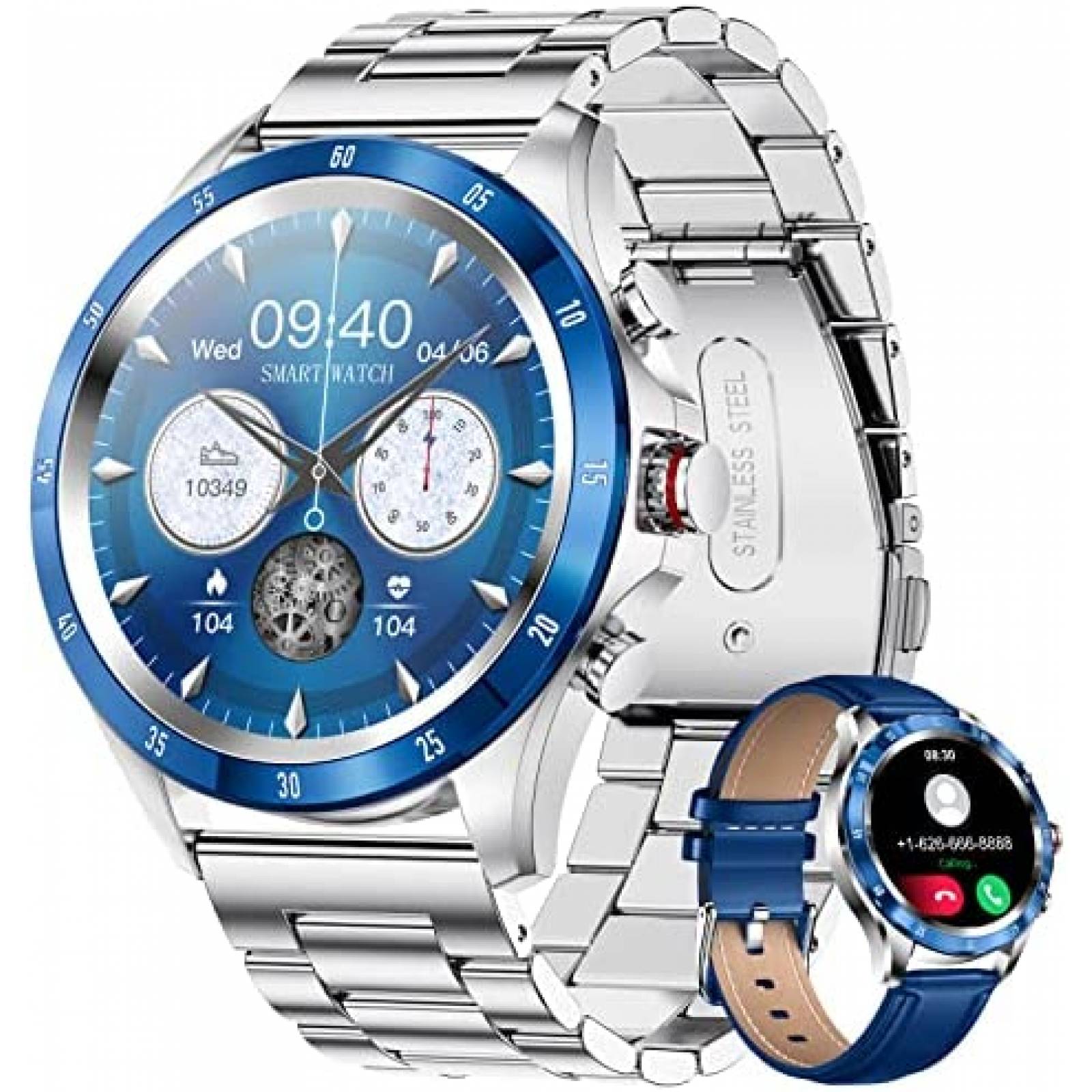 SmartWatch LIGE Fitness Bluetooth Touchscreen -Plata