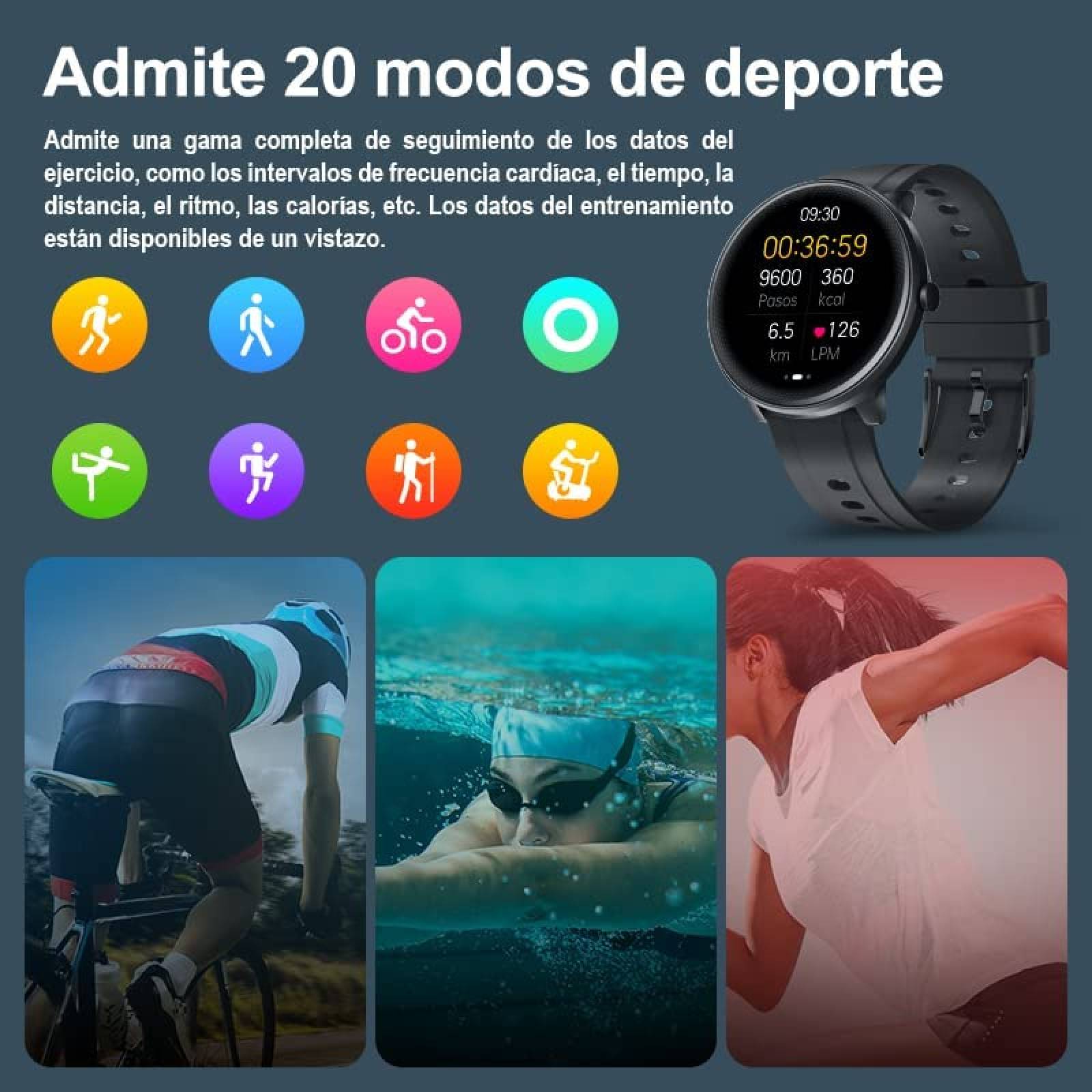 Reloj Inteligente Reloj Para Entrenamiento Intervalos Los 10
