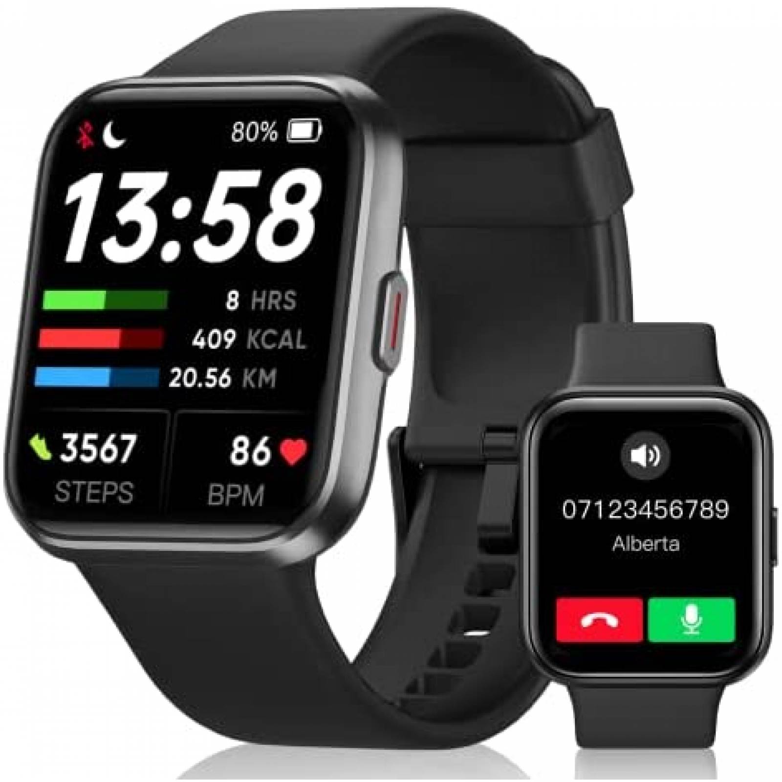 Smartwatch Aeac Para Responder/Hacer Llamadas -Negro
