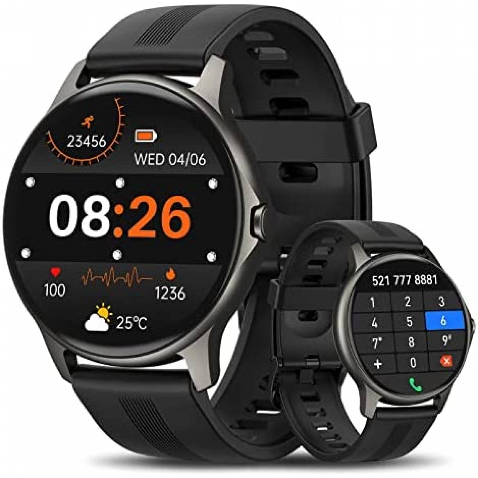 Smartwatch ENOMIR LW51 Rastreador de Actividad Fisica -Negro