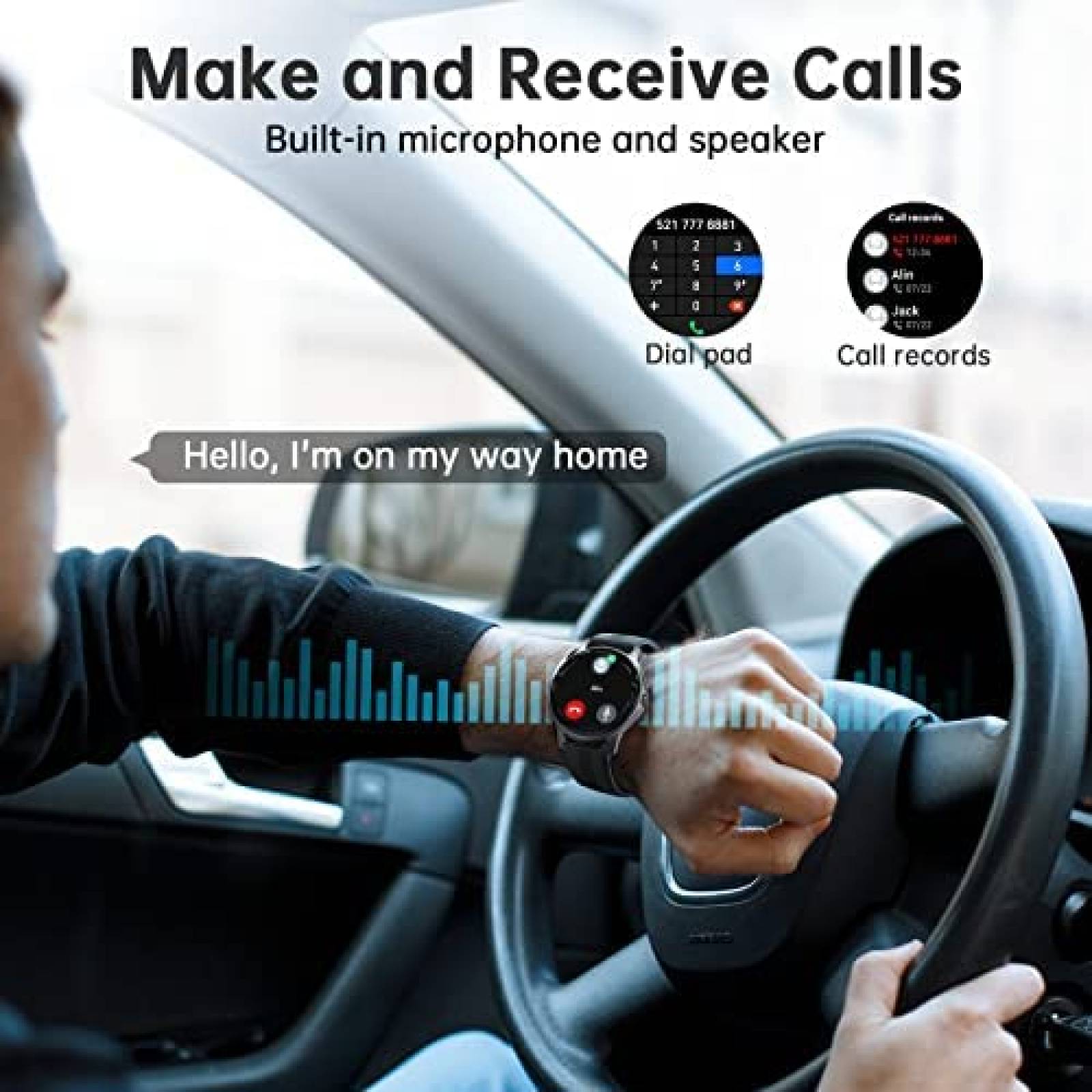 Smartwatch ENOMIR LW51 Rastreador de Actividad Fisica -Negro