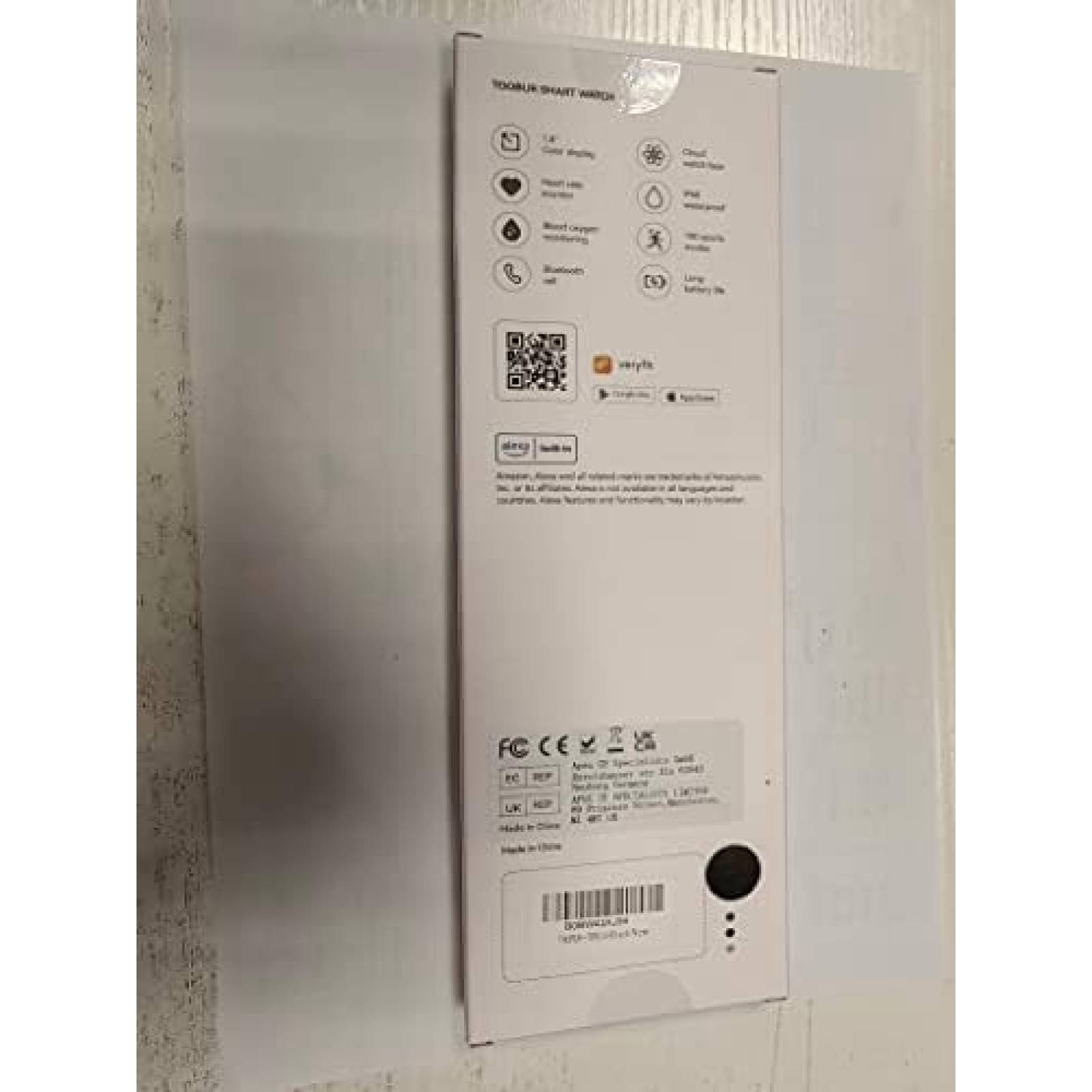 Smartwatch TOOBUR IDW13 Mide Frecuencia Cardiaca -Negro