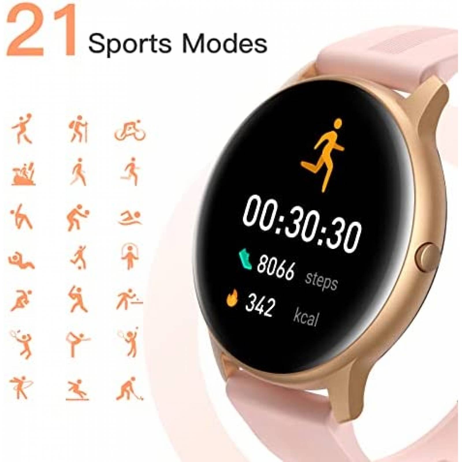 Smartwatch AGPTEK LW11 Resistente al Agua Multicompatible