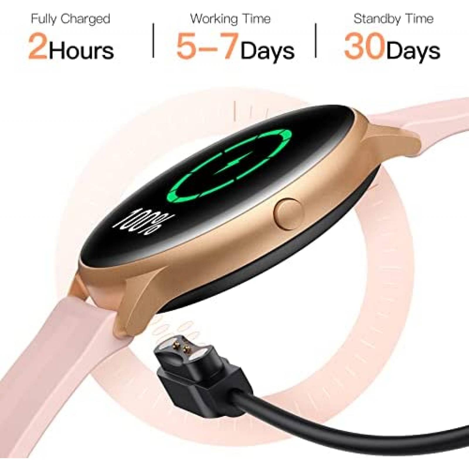 Smartwatch AGPTEK LW11 Resistente al Agua Multicompatible