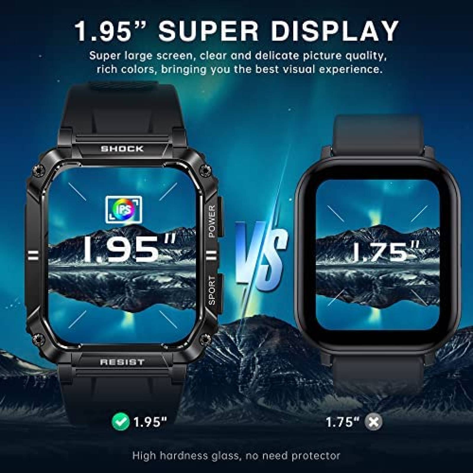 Smartwatch HYSTORM Mide Frecuencia Cardiaca Impremiable