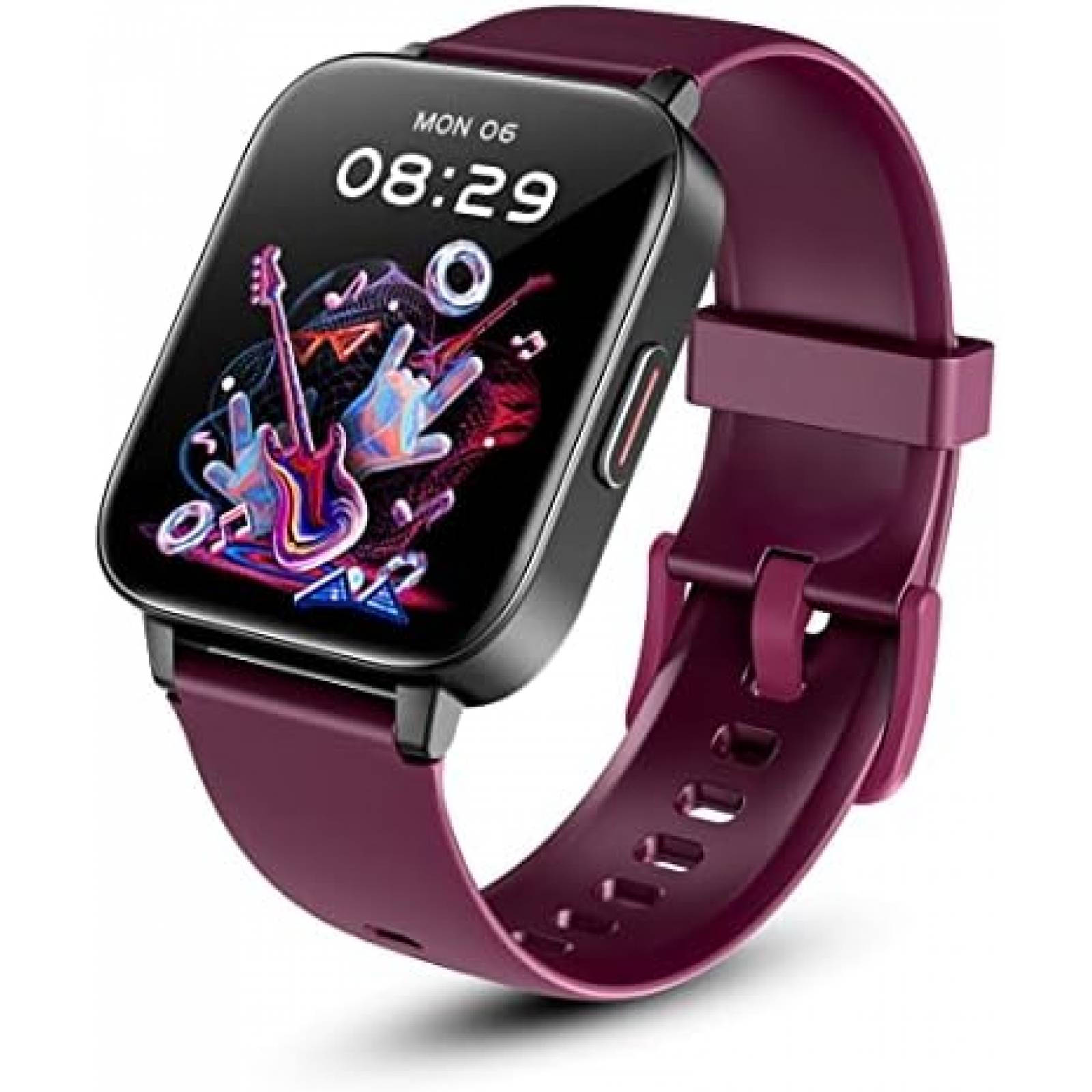 Smartwatch E Easiecom Rastreador de Actividad Fisica -Vino