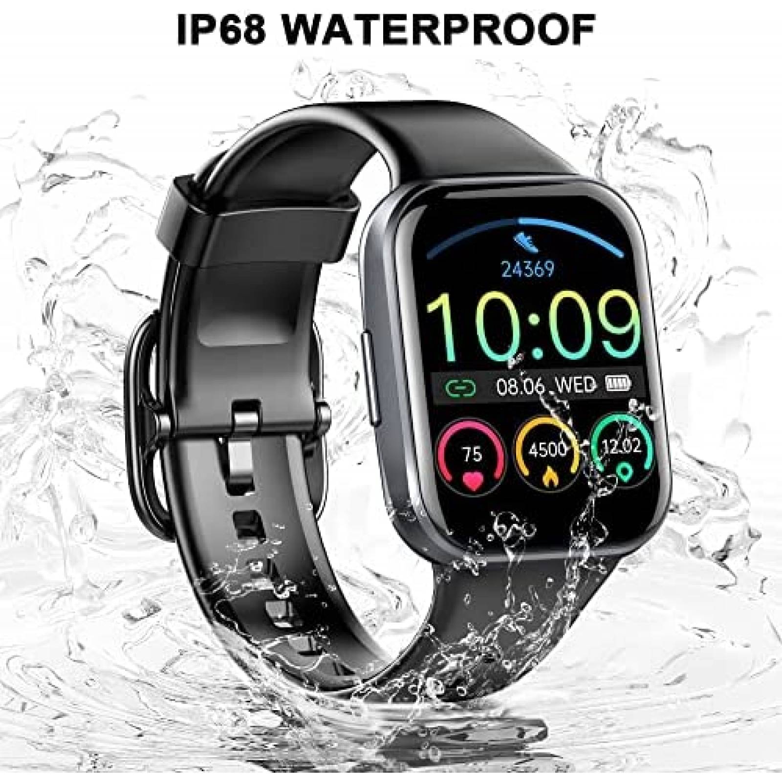 Smartwatch Lrecat Rastreador de Actividad Fisica -Negro