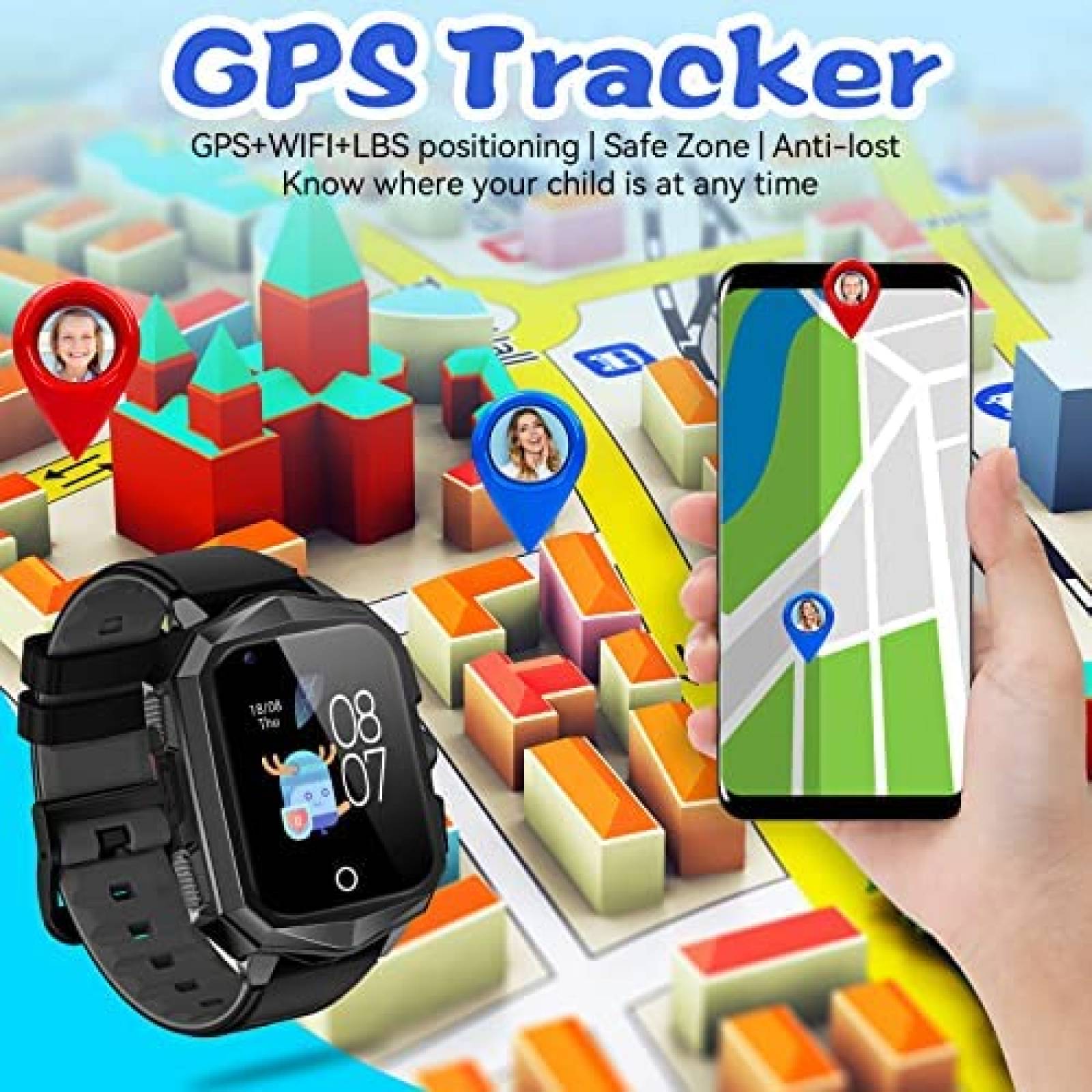 Gps cheap tracker smartwatch