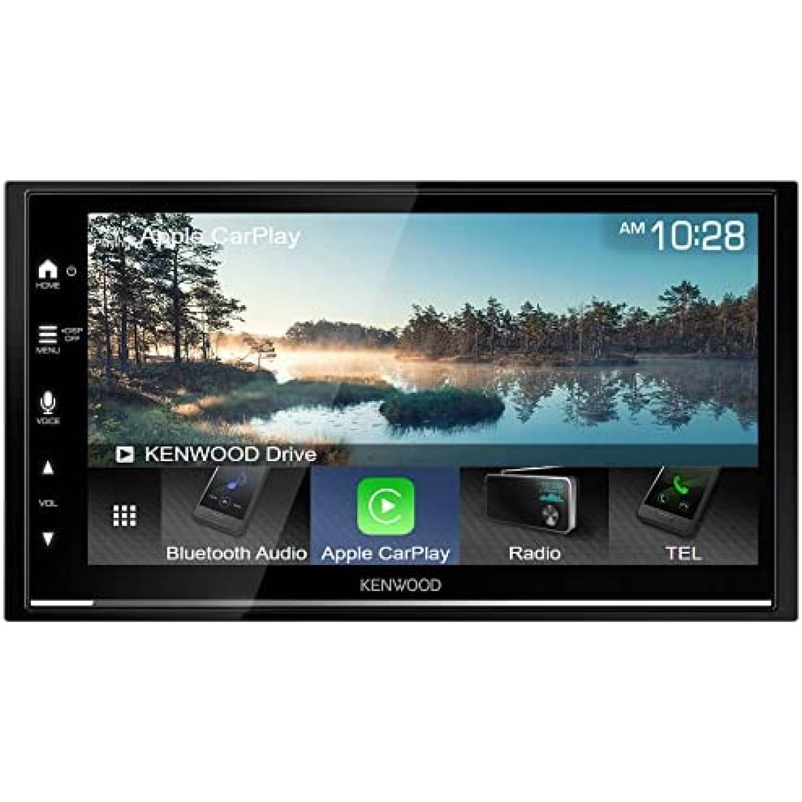 Estereo de Coche Kenwood 6.8'' Bluetooth AM/FM Radio -Negro
