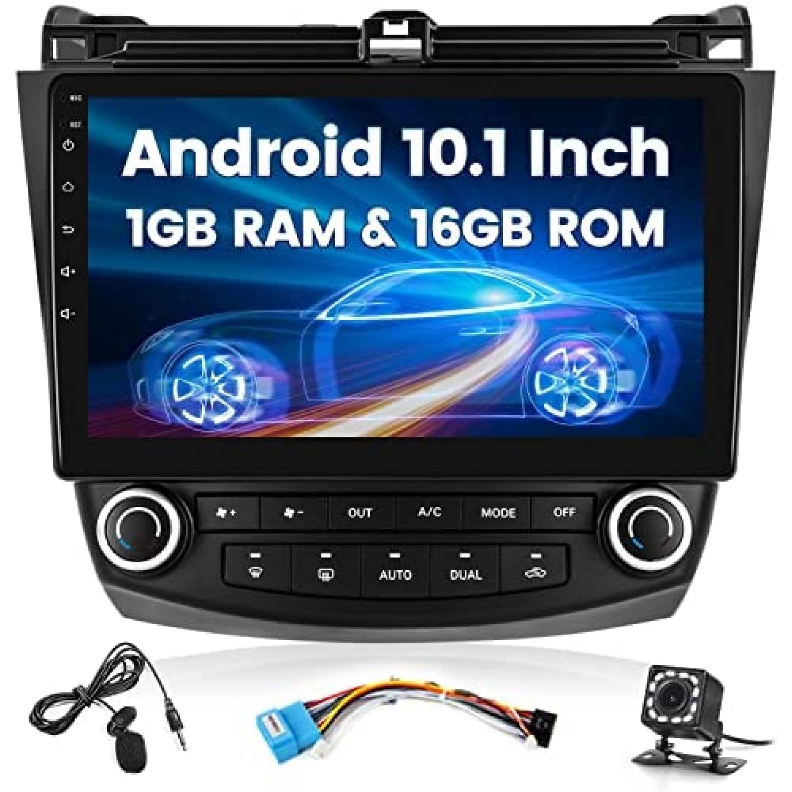 Estereo De Coche HIKITY Para Honda Accord 2003-07 -Negro