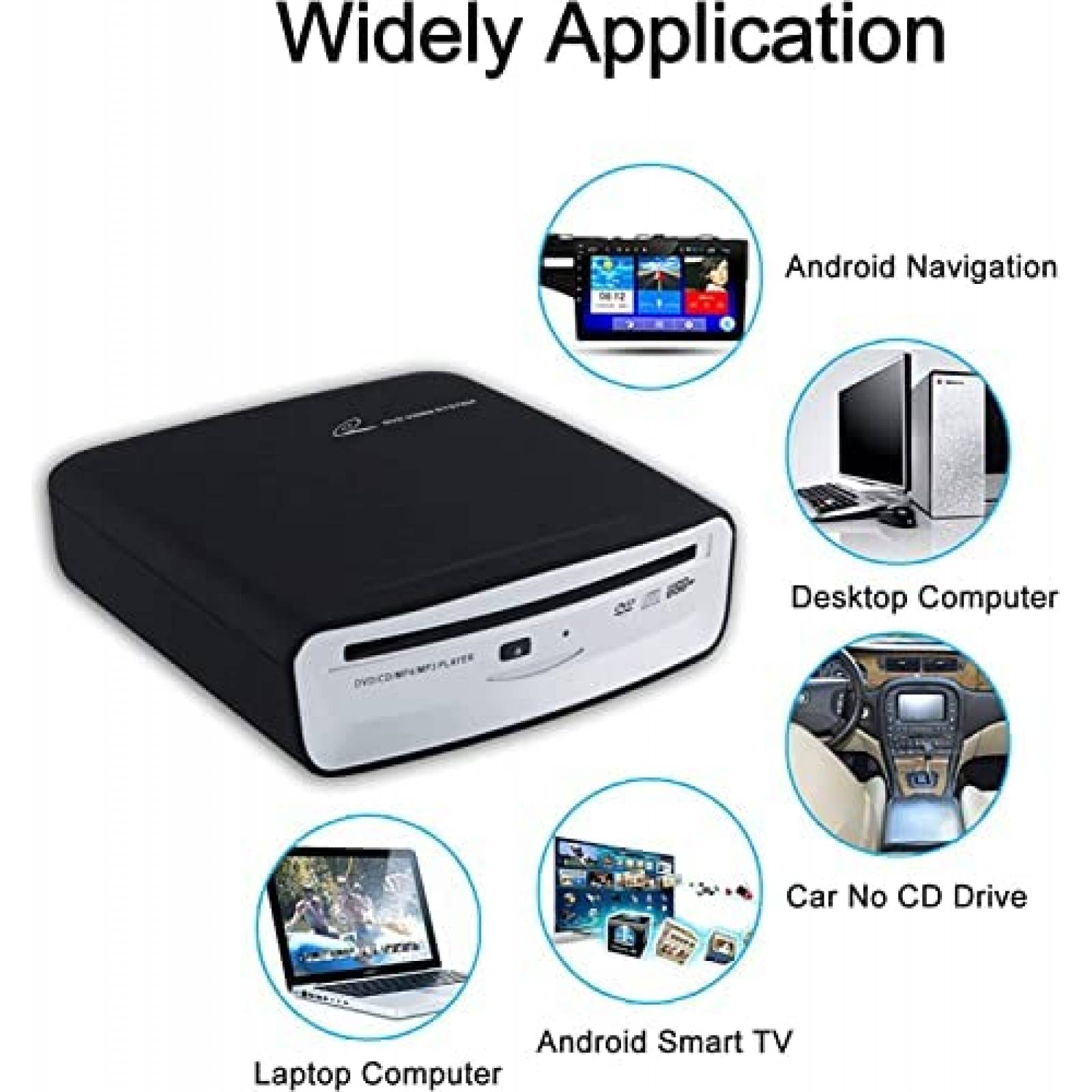 Reproductor CD Externo para Auto WUGOSU Android Version 4.4