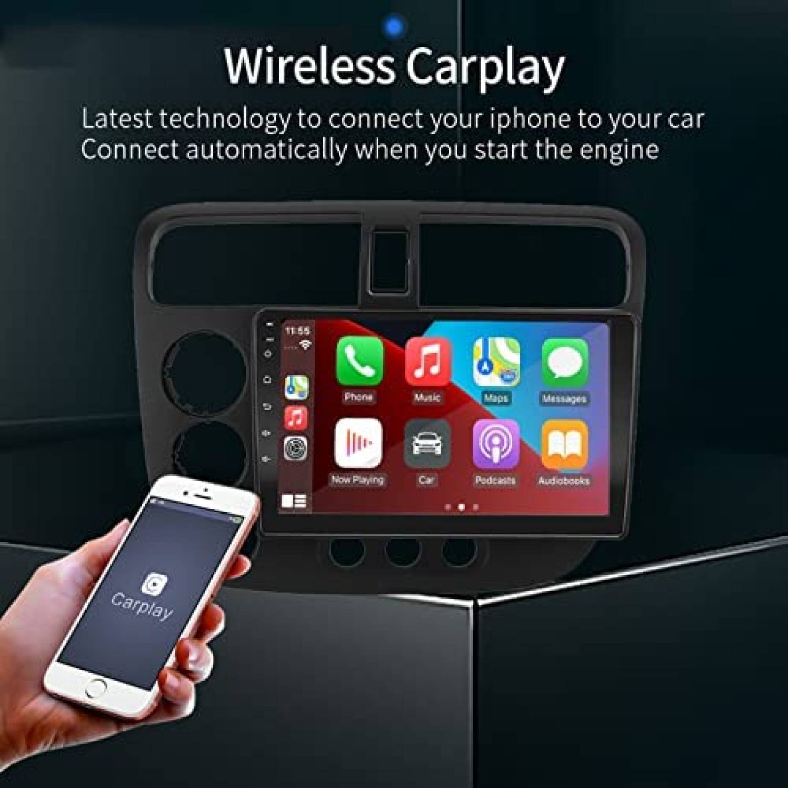 Estereo de Coche COCHEPARTS Para Honda Civic 2001-2005