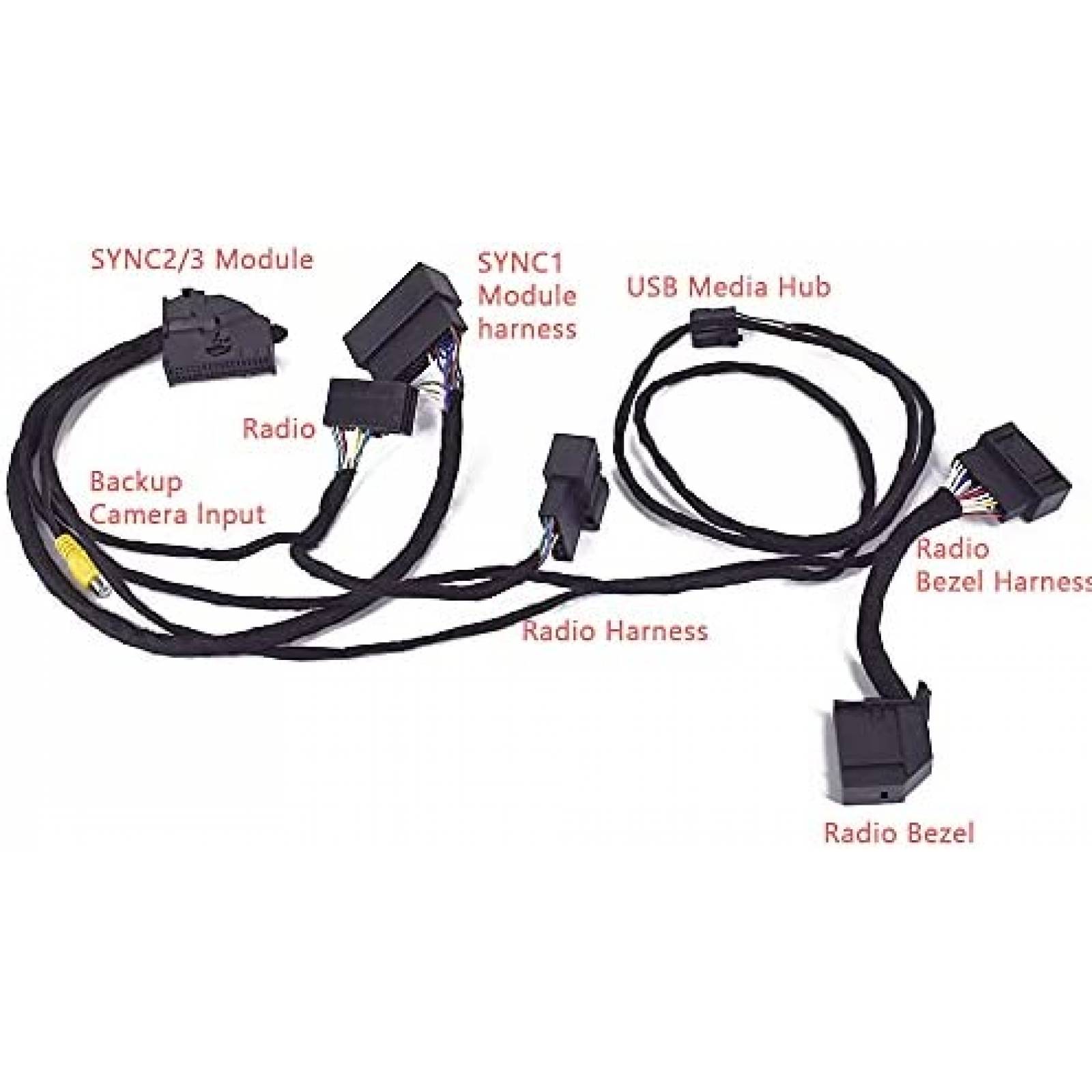 Adaptador De Arnes CULMKARI 4" A 8" PNP Ford F-150 Mustang