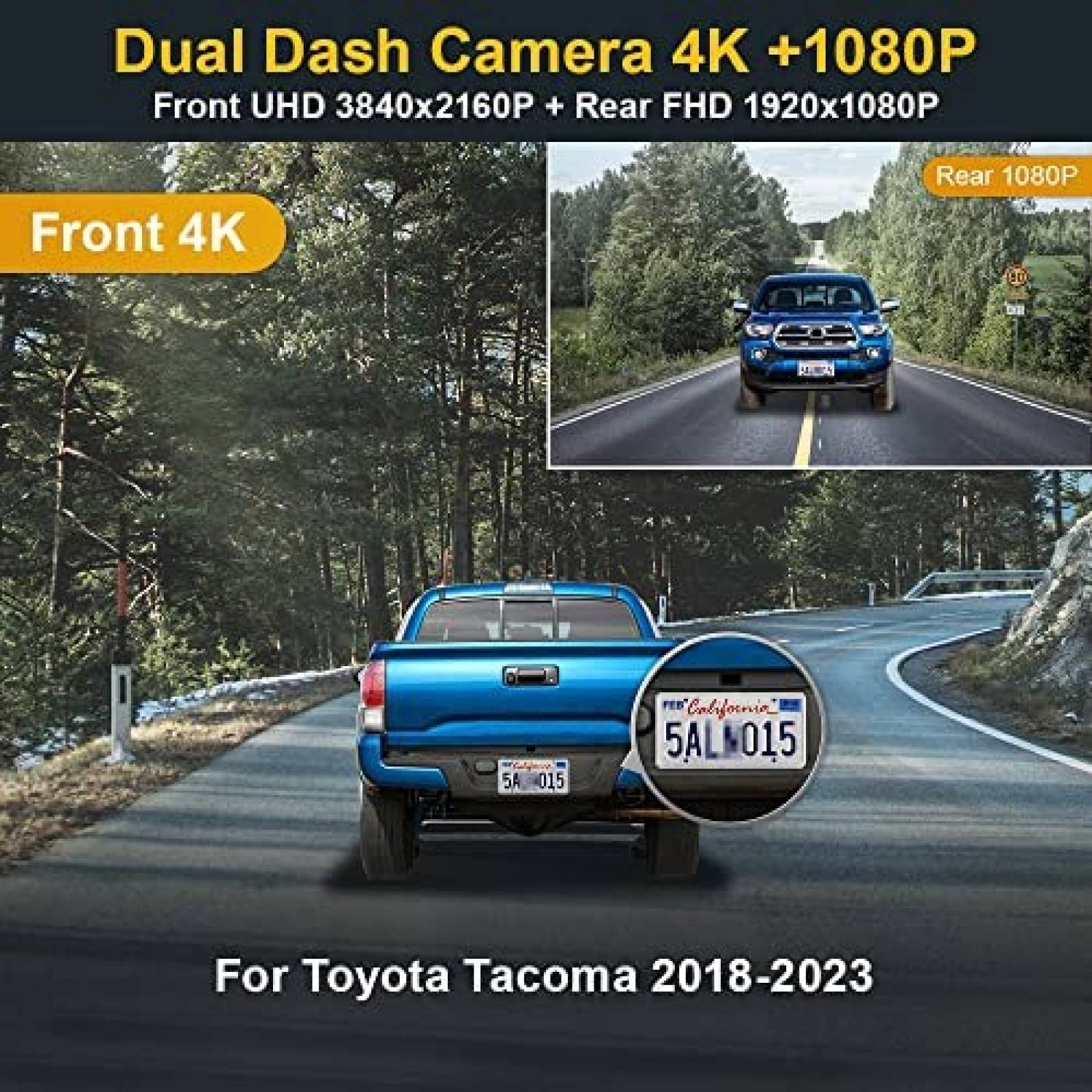 Camara Dash Fitcamx N300 para Toyota Tacoma 2018 a 2023