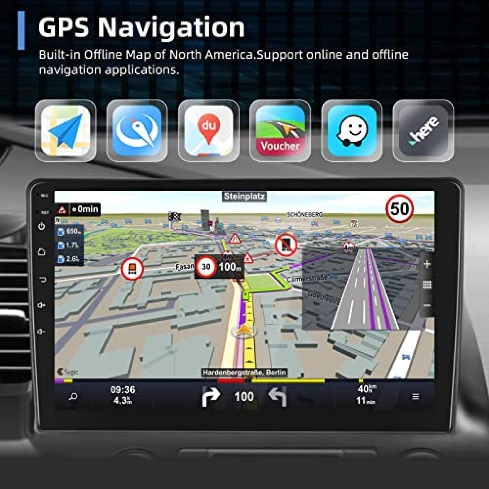 Estereo Auto Podofo 10.1'' Android Honda Civic 2006 - 2011