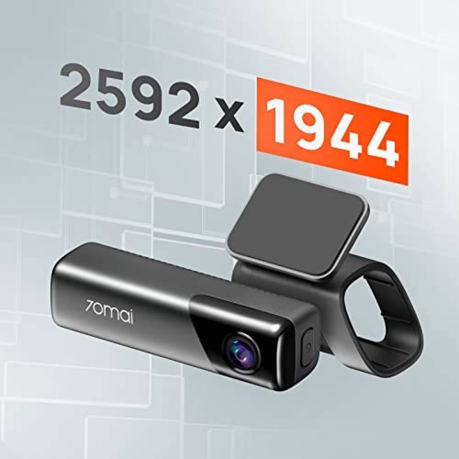 70mai Dash Cam M500 128GB Negro - Cámara para Coche