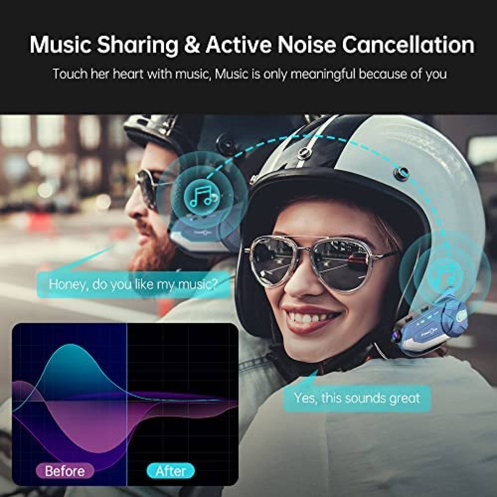 Sistema de Comunicacion FreedConn R1 Pro para Motociclistas