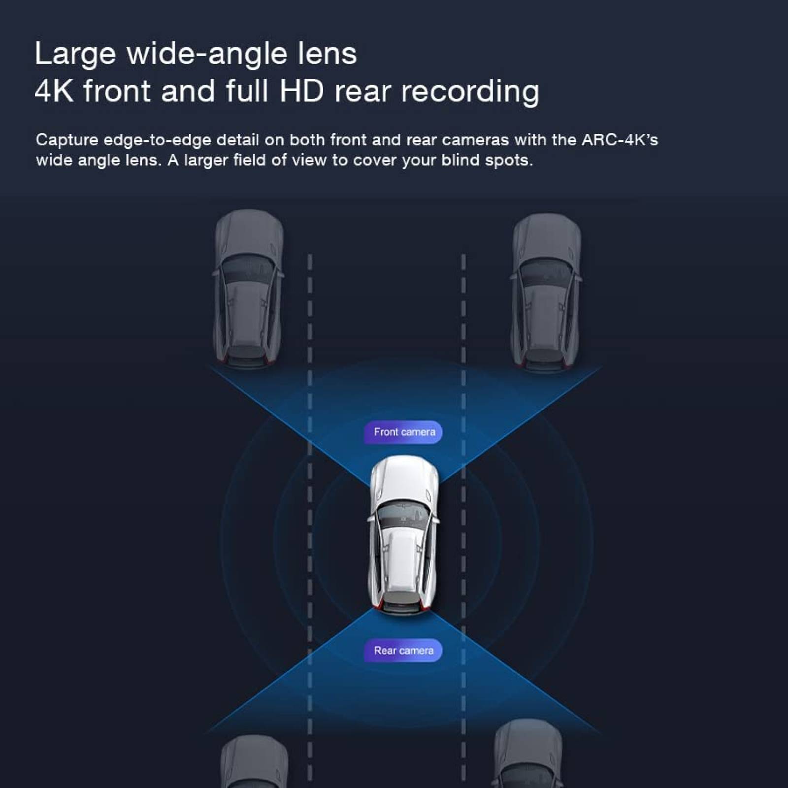 Retrovisor con Camara 10'' Touch 4K Sensor G Micro SD GPS