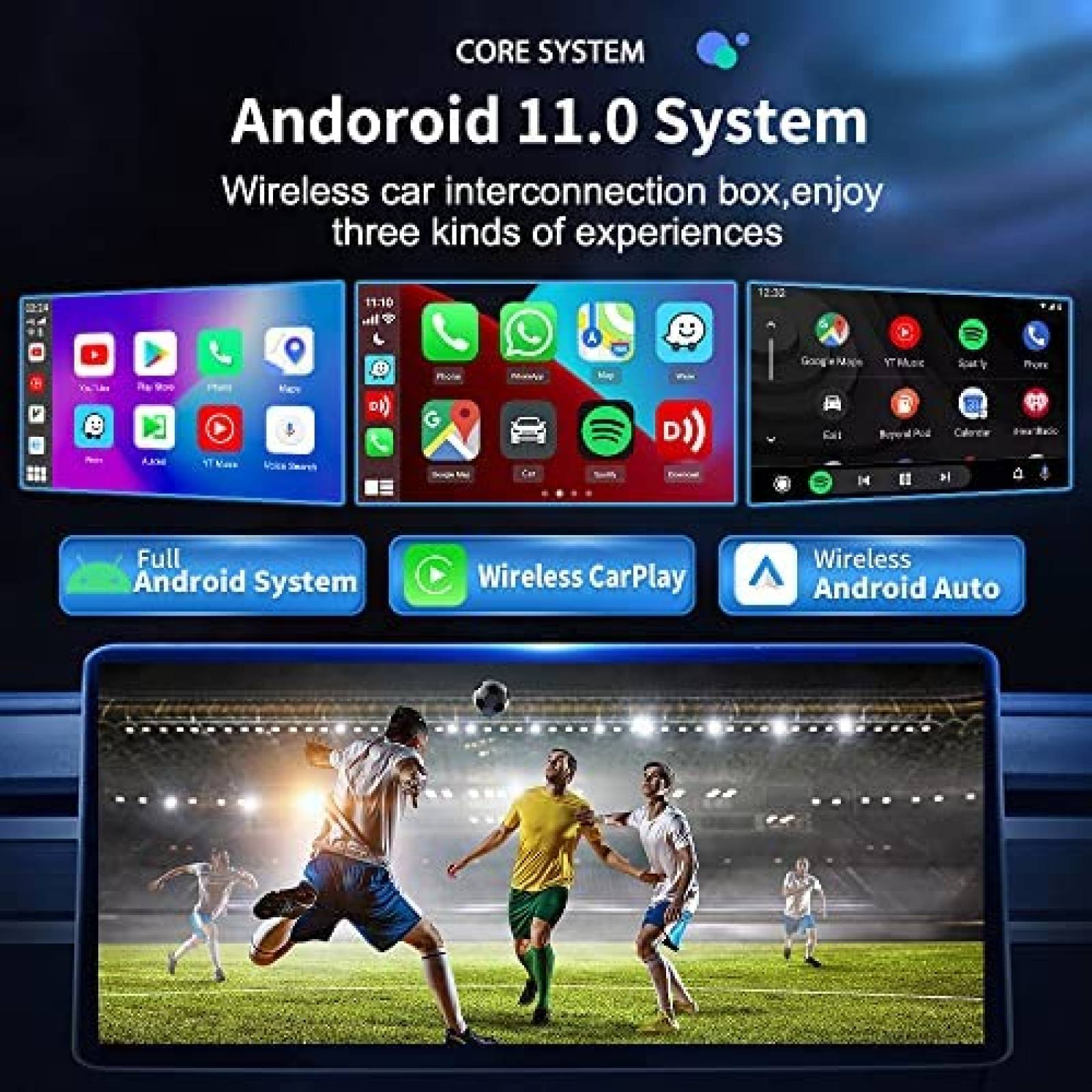 Adaptador Android Auto Inalambrico Carlinkit Ai Box iOS