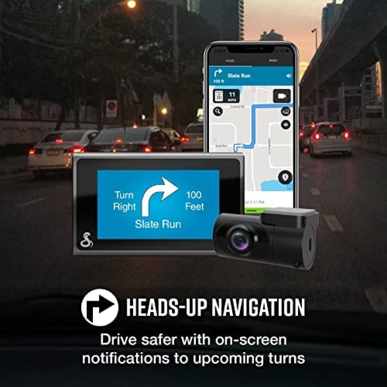 Camara Auto Cobra SC 400D 3'' Touch Dash 4K Gps + 32Gb SD