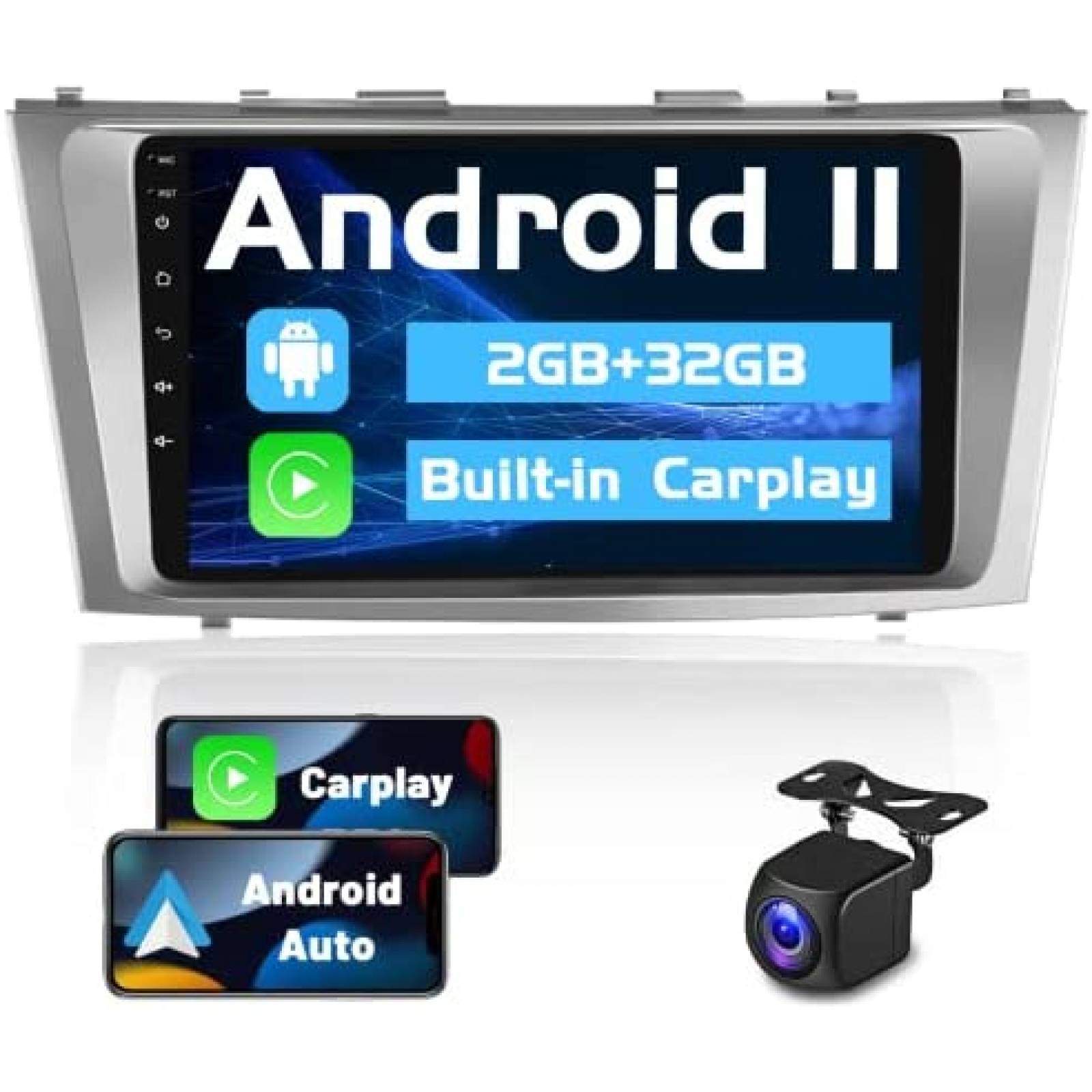 Radio Coche 1 DIN Android 10.0 [2GB+32GB] NUEVO de segunda mano