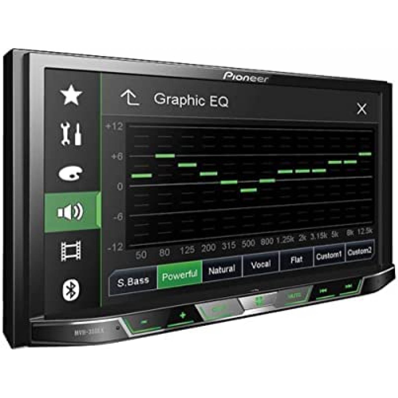 Estereo De Coche PIONEER Doble Din Bluetooth 7 Pulgadas