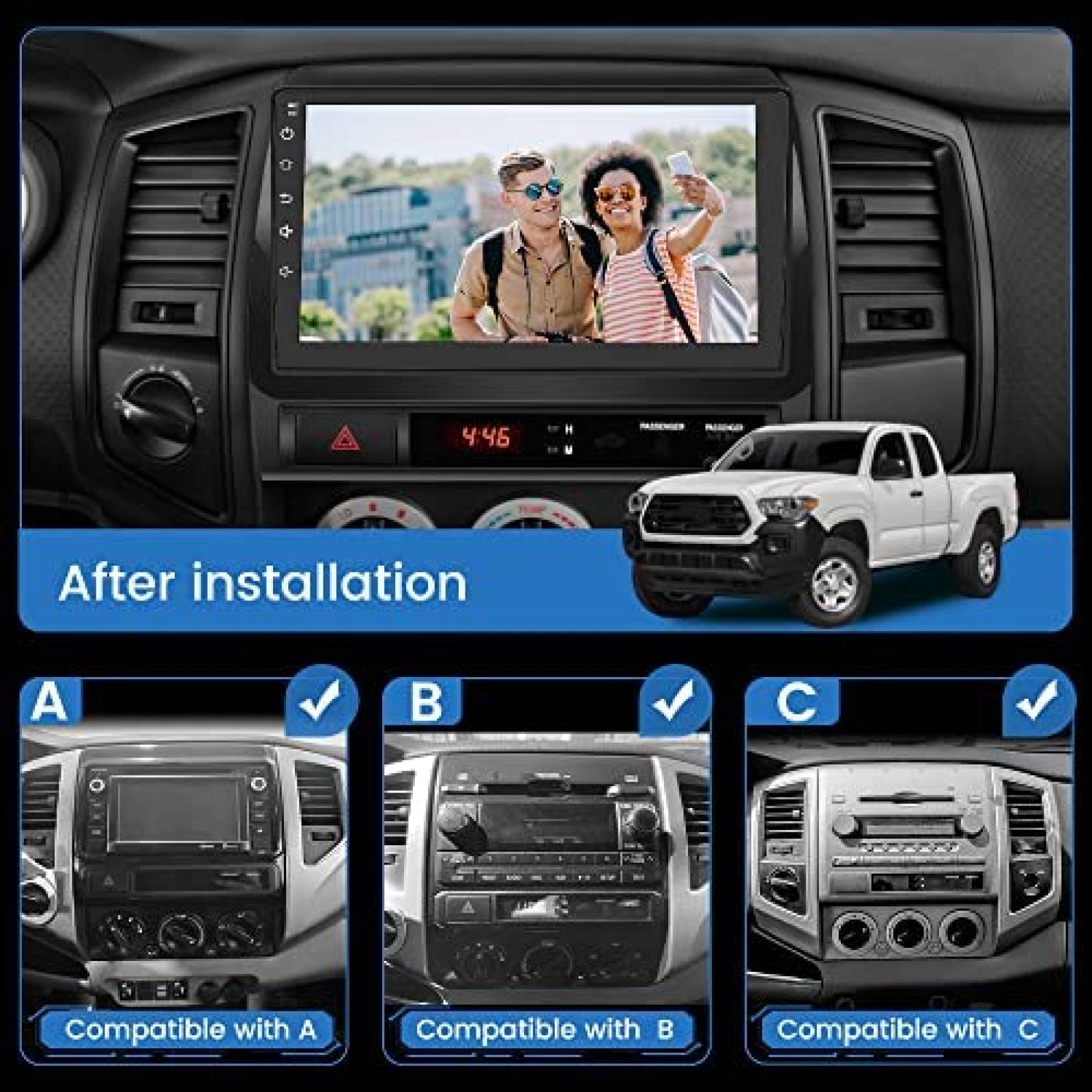 Estereo Auto AWESAFE 9'' Tacoma 2005 - 2015 Wifi Soporte JBL