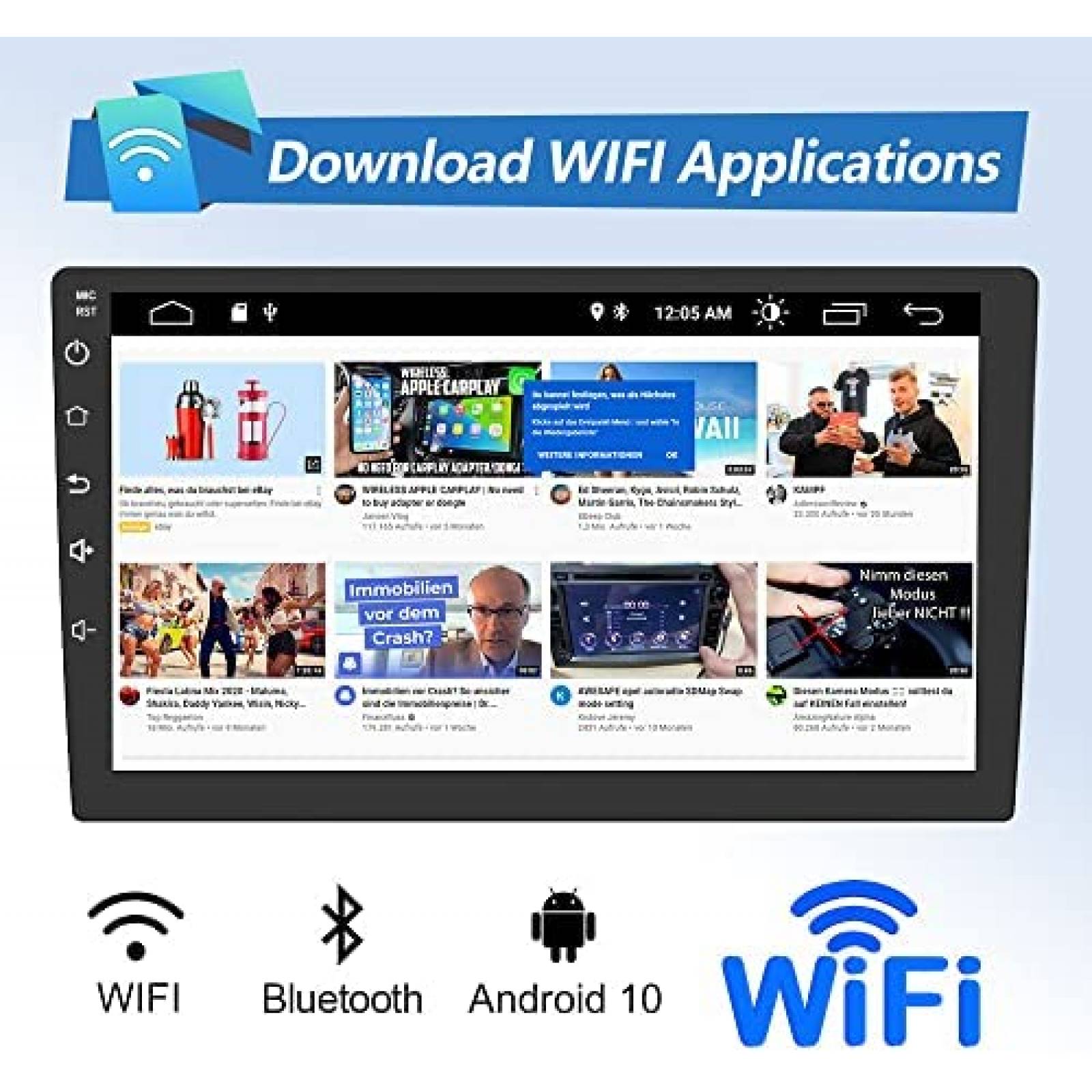 Estereo Auto AWESAFE 9'' Tacoma 2005 - 2015 Wifi Soporte JBL