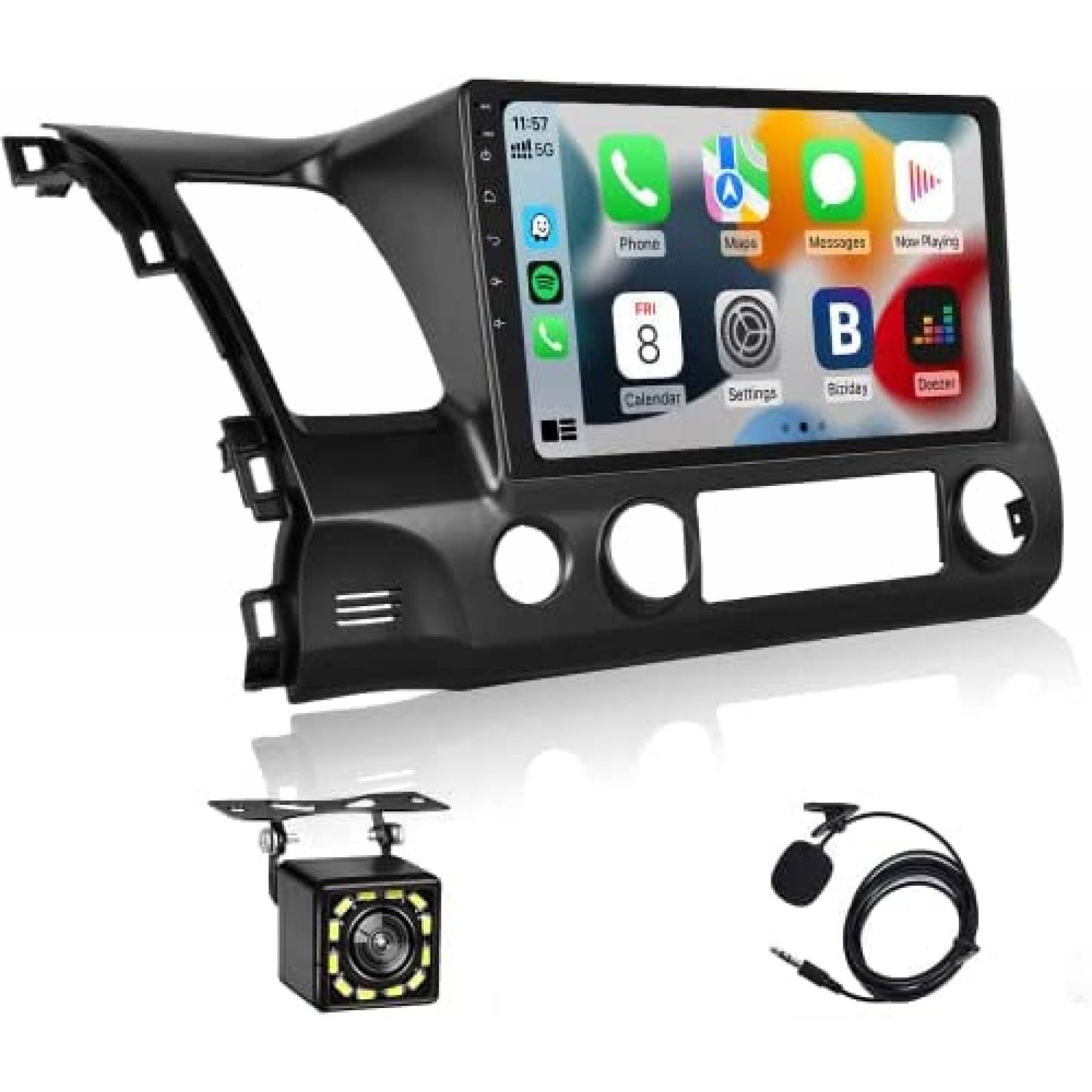 Estereo para Auto Podofo GPS Android para Honda Civic 2006
